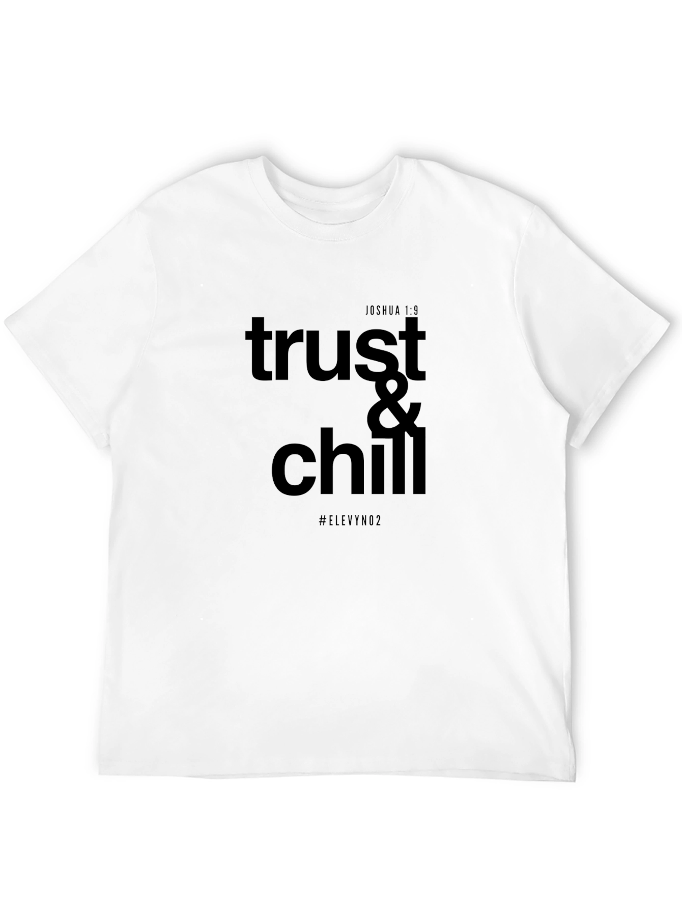 Trust & Chill Graphic Tee - Black