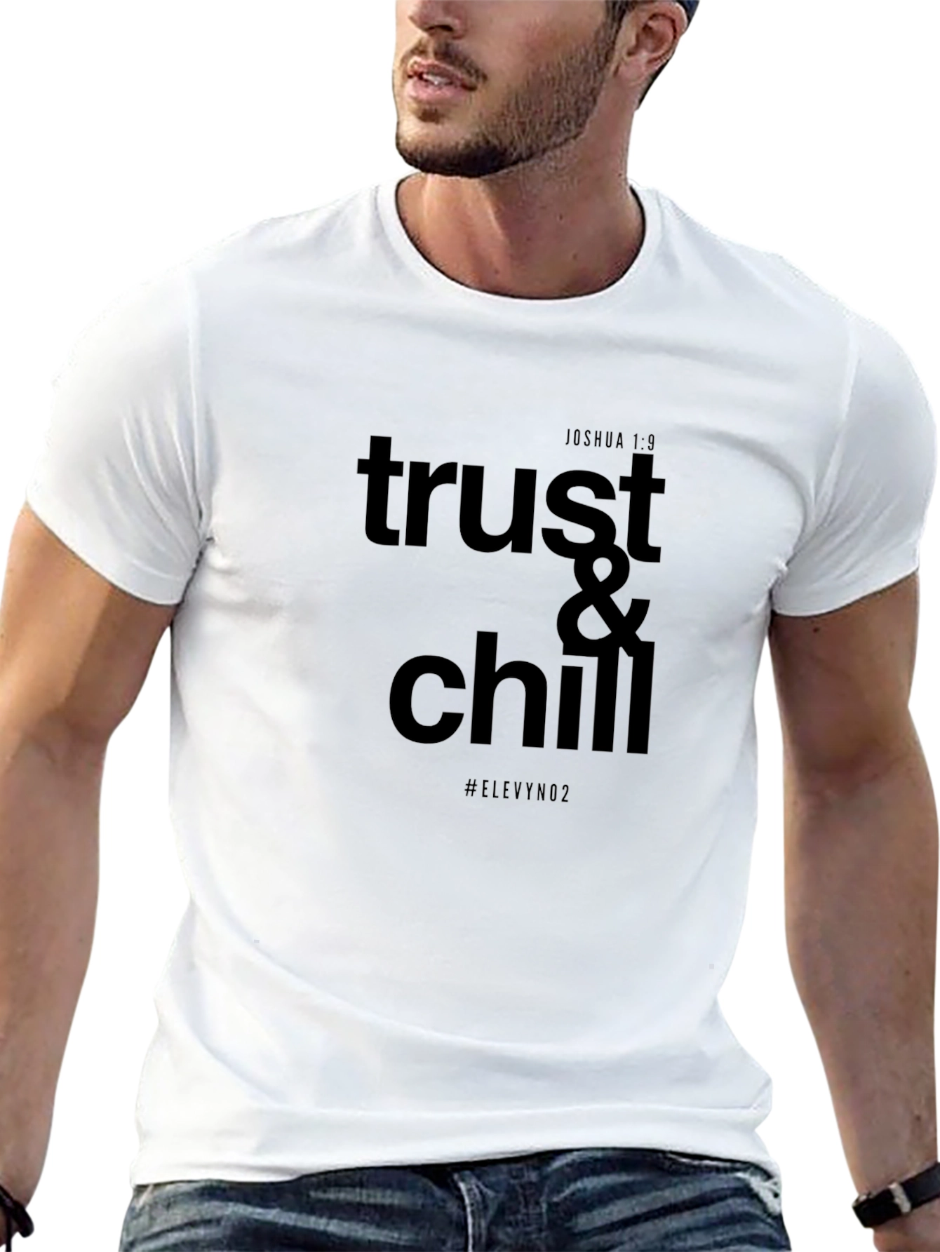 Trust & Chill Graphic Tee - Black