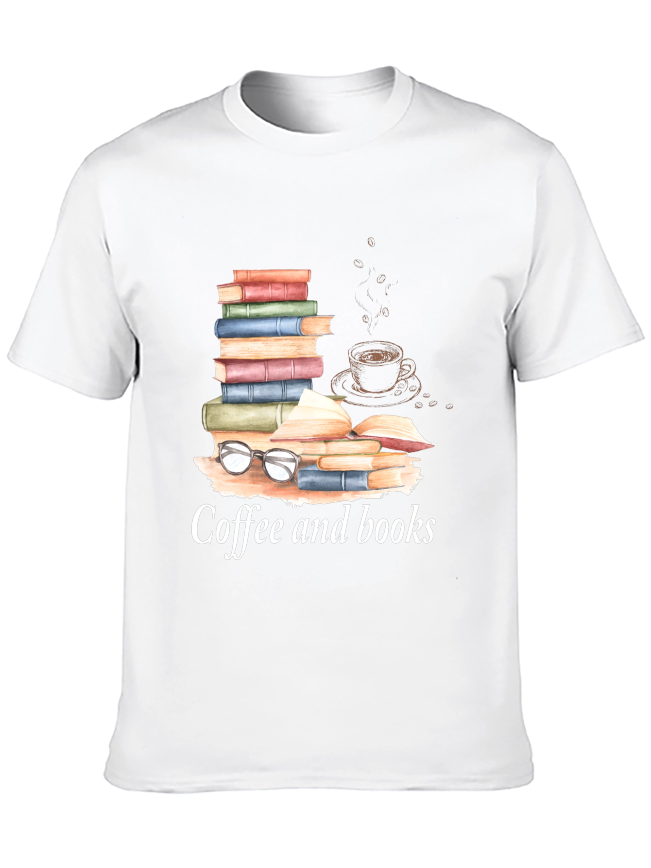 Coffee and Books T-Shirt - Readers Apparel