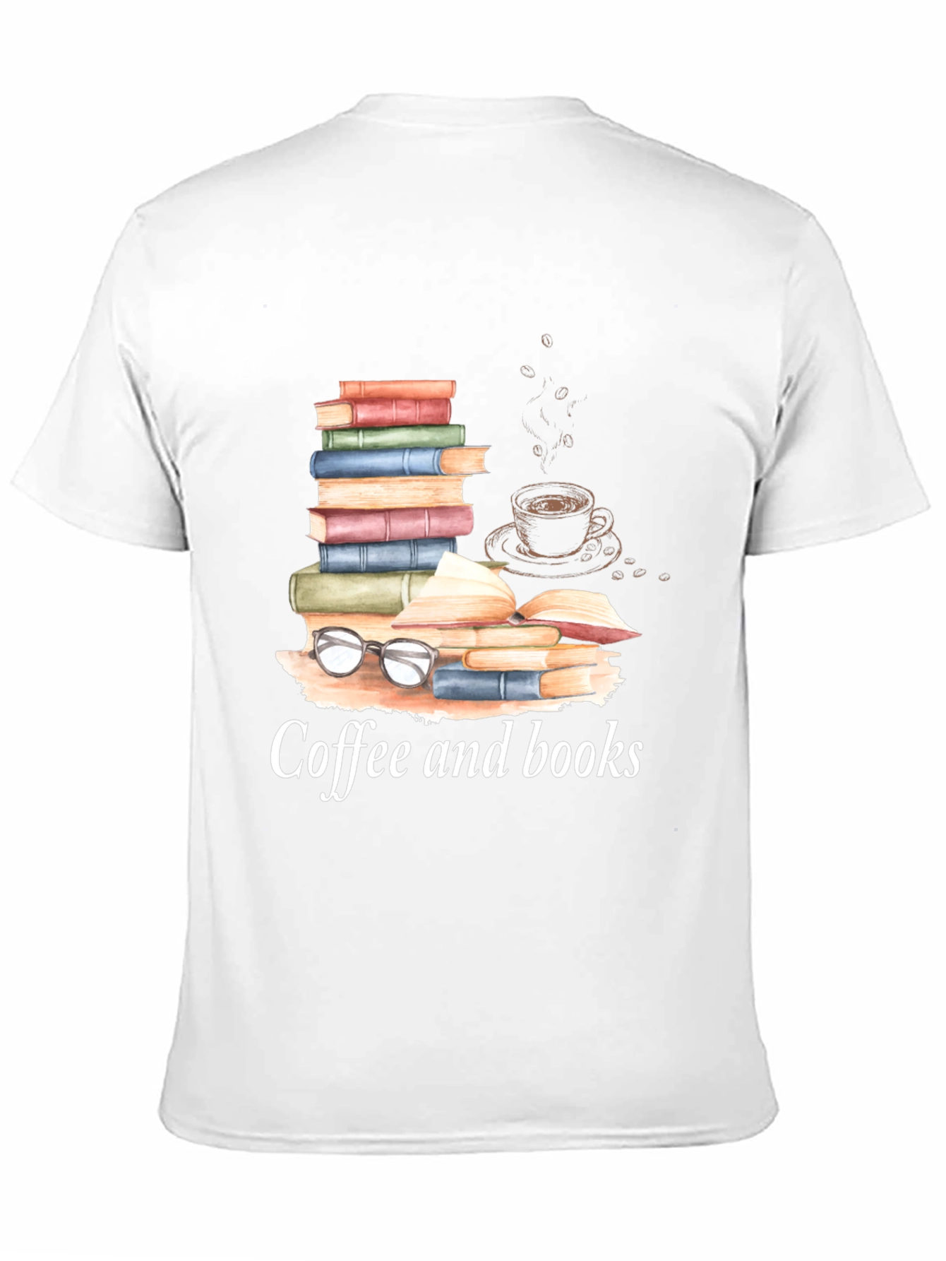 Coffee and Books T-Shirt - Readers Apparel