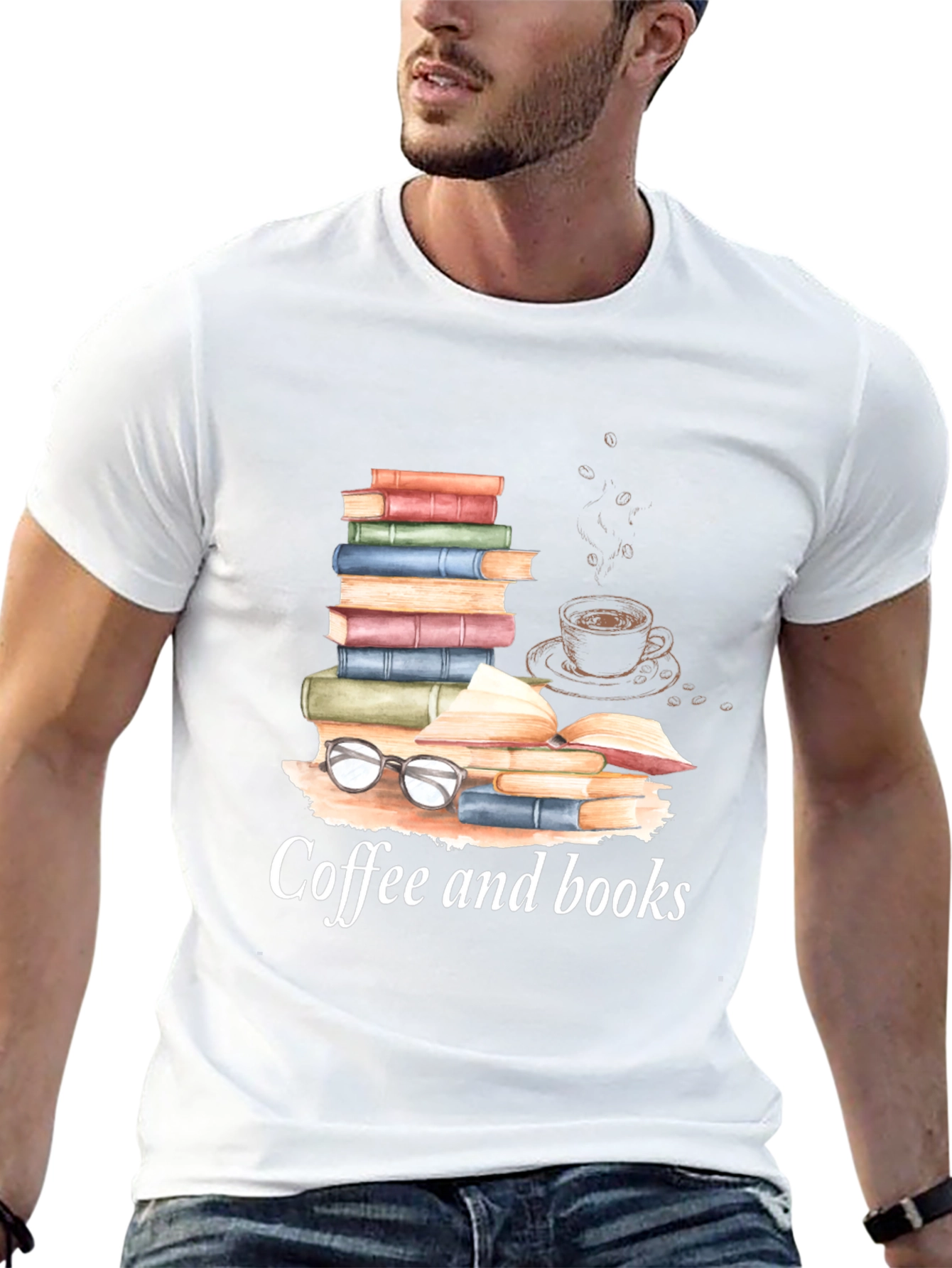 Coffee and Books T-Shirt - Readers Apparel