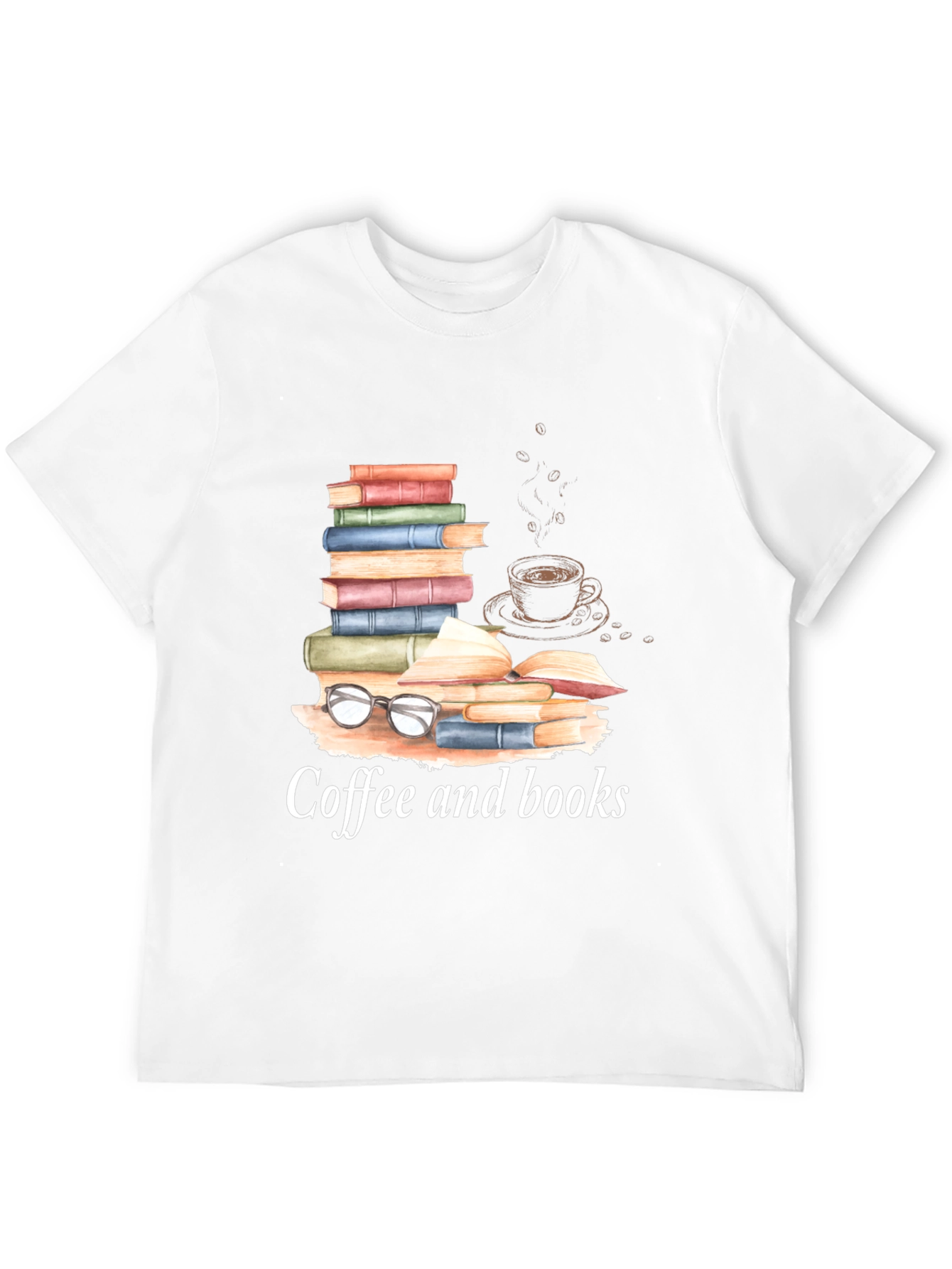 Coffee and Books T-Shirt - Readers Apparel