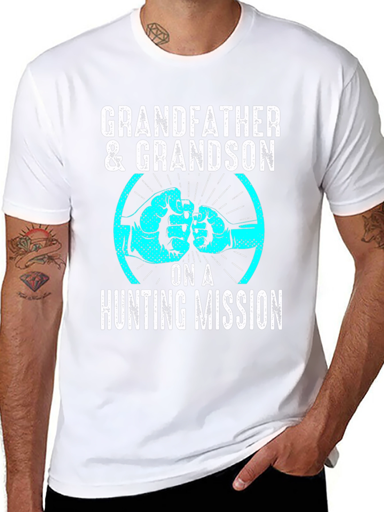 Grandfather & Grandson Hunting Mission T-Shirt