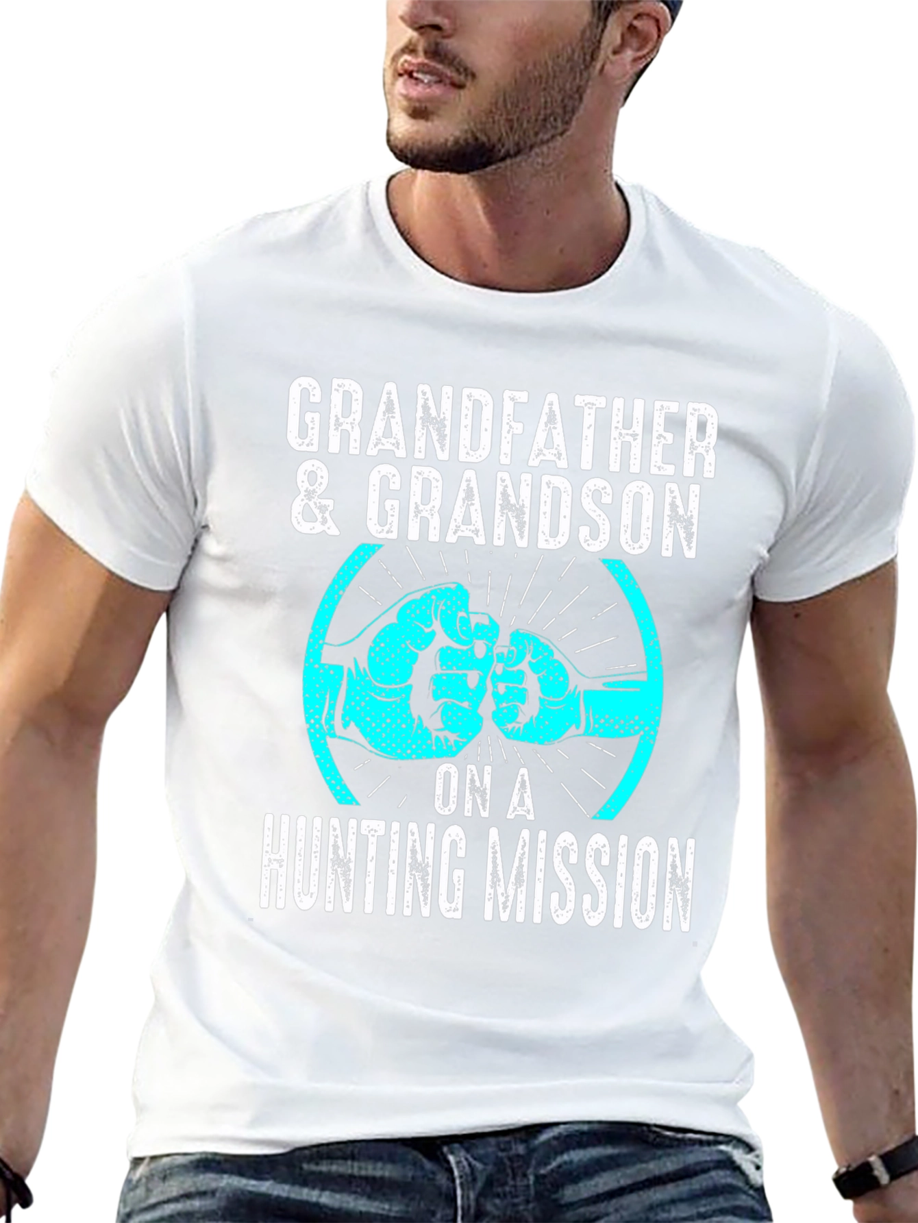 Grandfather & Grandson Hunting Mission T-Shirt