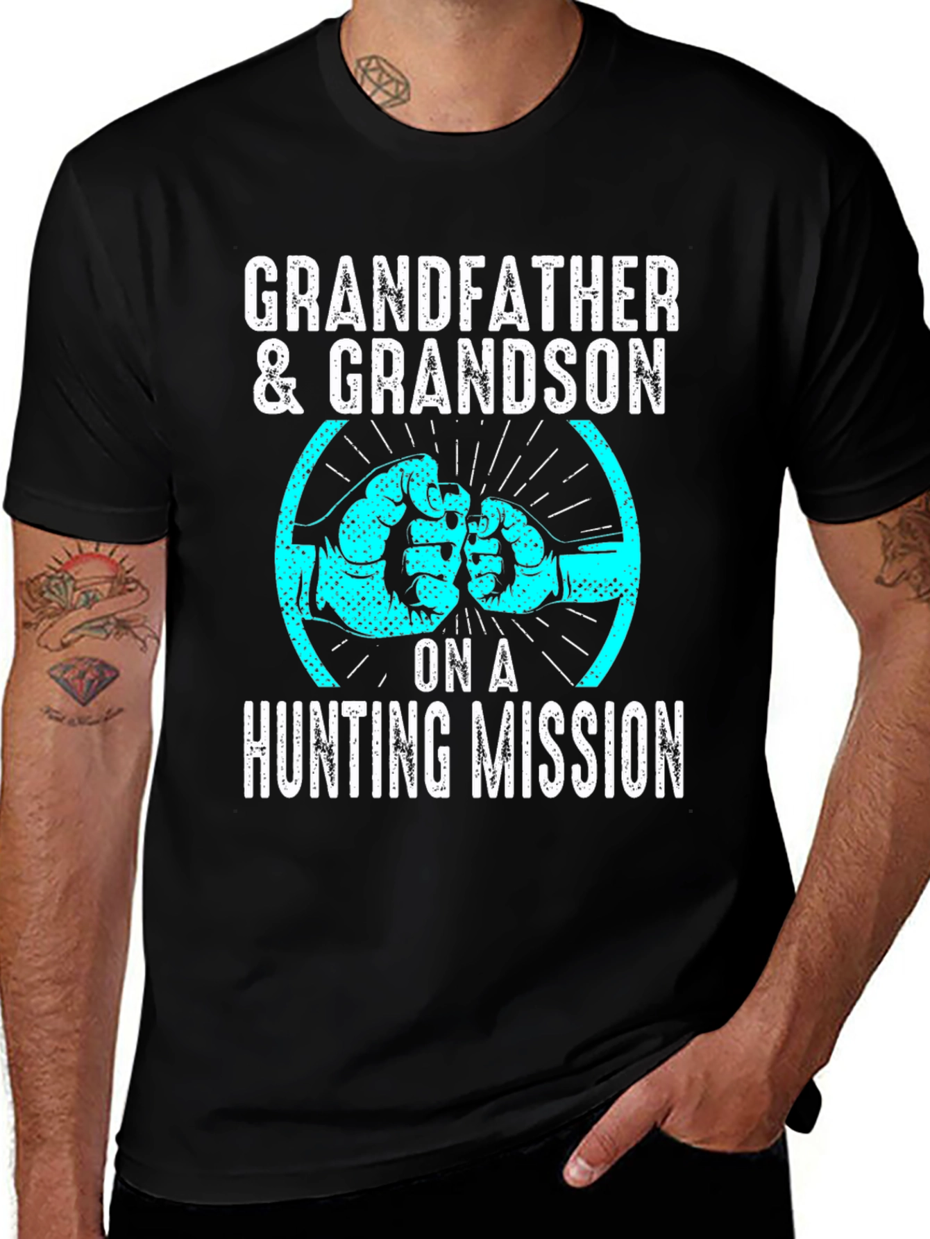 Grandfather & Grandson Hunting Mission T-Shirt
