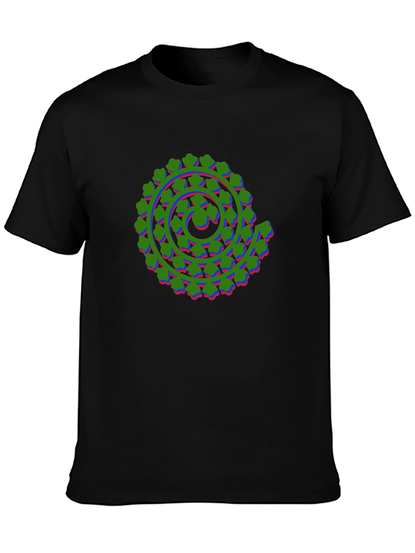 Abstract Spiral Graphic Tee - Bold & Unique Design