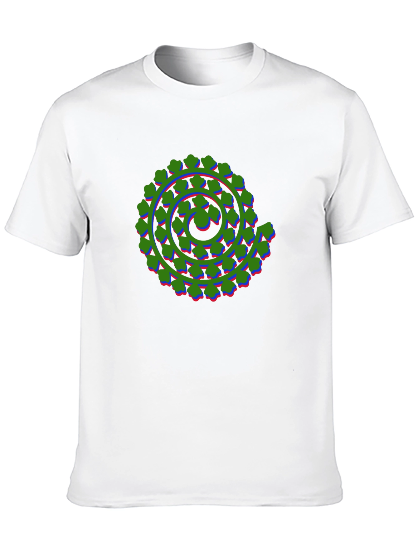 Abstract Spiral Graphic Tee - Bold & Unique Design
