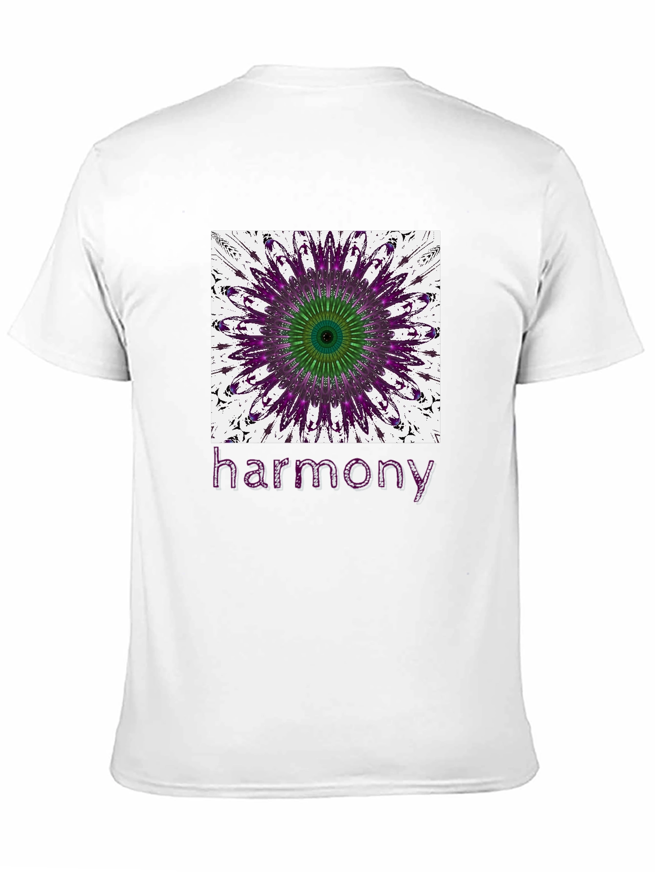 Harmony Mandala Graphic Tee - Stylish Black T-Shirt