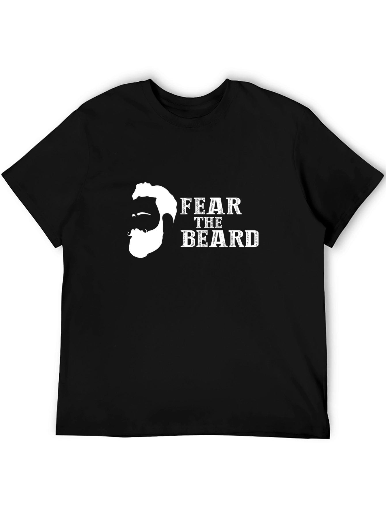 Fear The Beard Black Graphic Tee