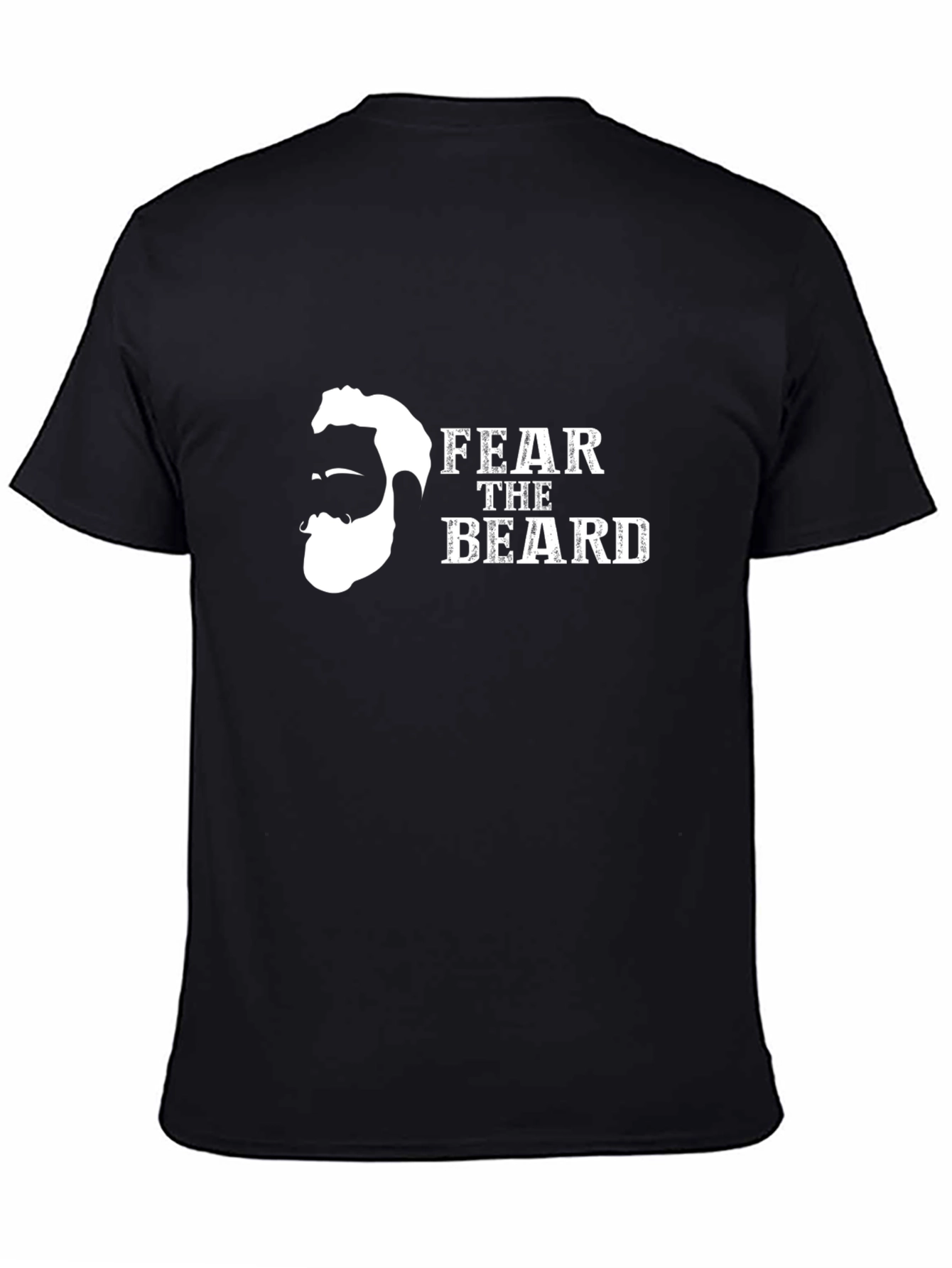 Fear The Beard Black Graphic Tee