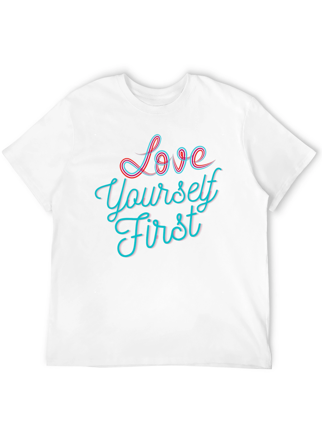 Love Yourself First Graphic Tee - Stylish Black T-Shirt