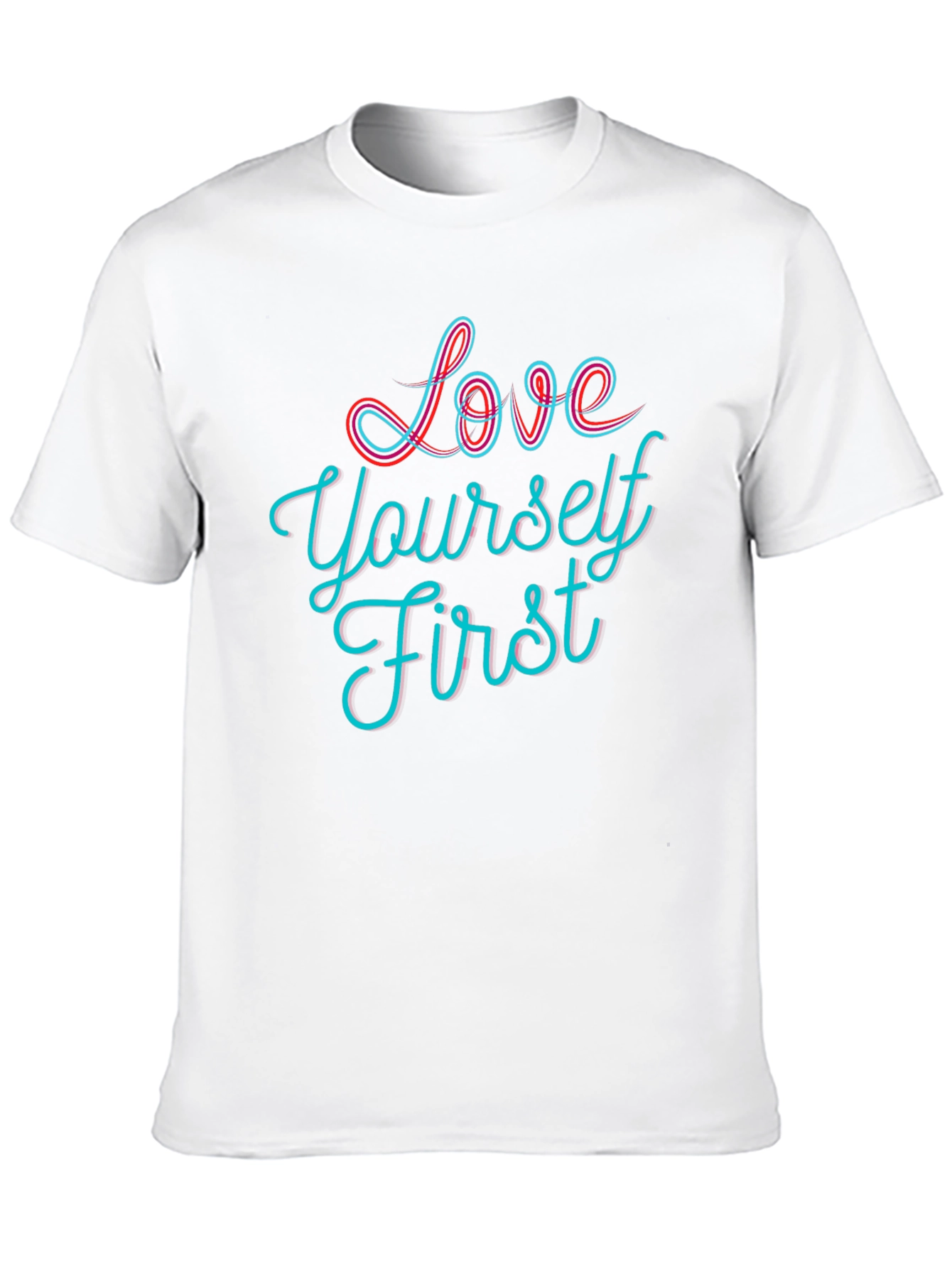 Love Yourself First Graphic Tee - Stylish Black T-Shirt