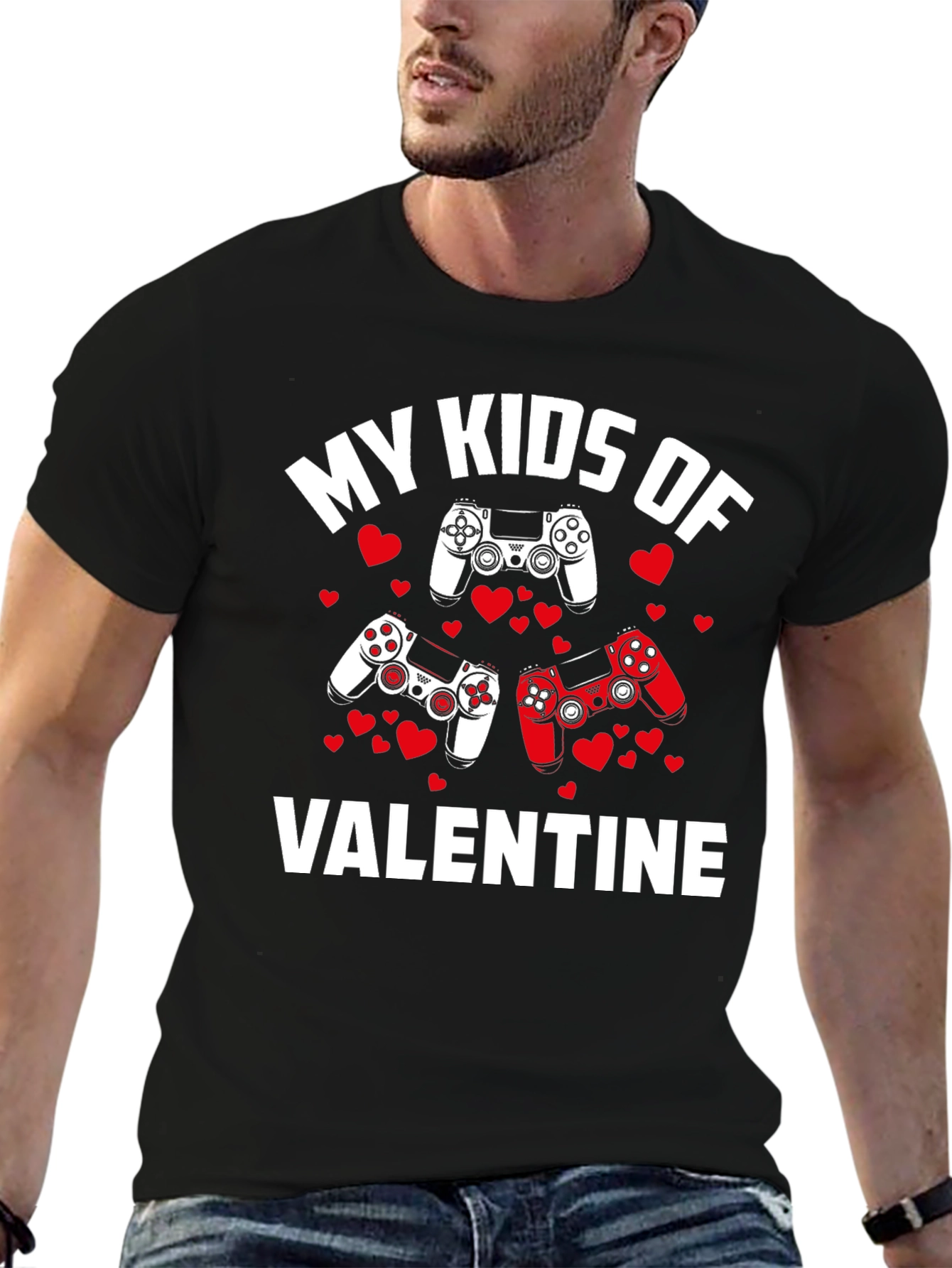 My Kids of Valentine Gaming T-Shirt