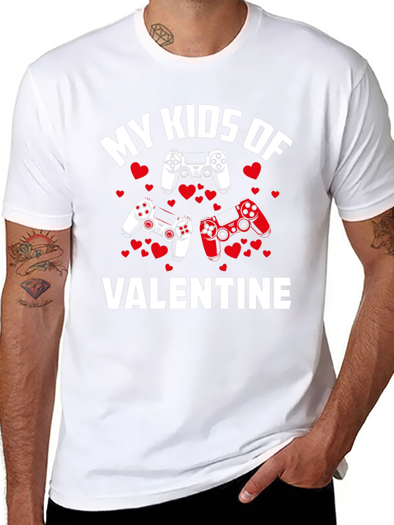 My Kids of Valentine Gaming T-Shirt