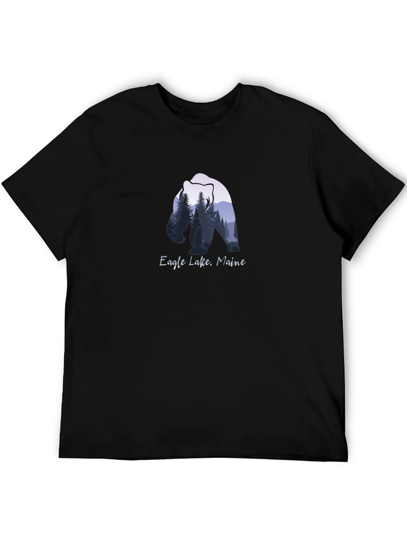 Eagle Lake Maine Bear Graphic T-Shirt
