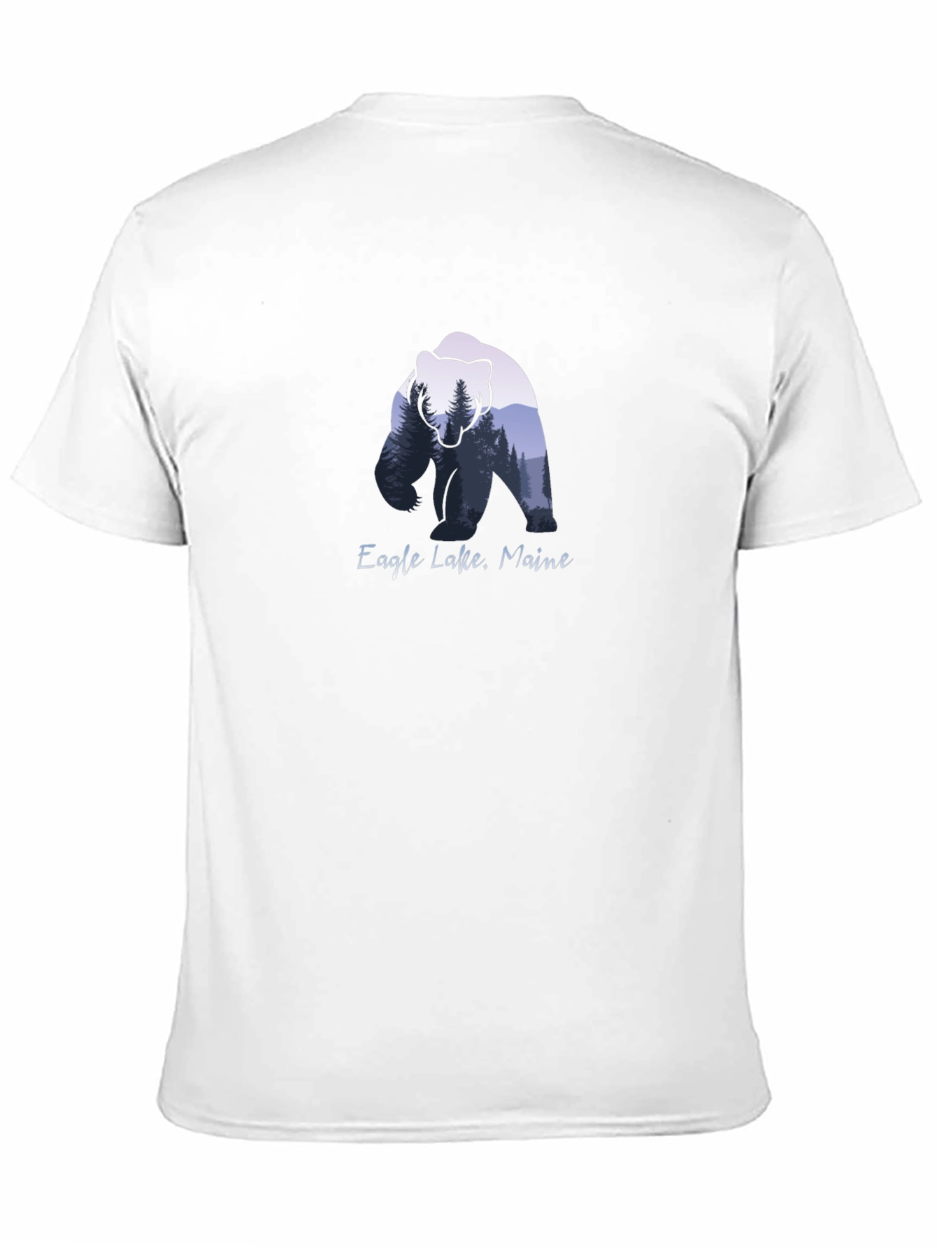 Eagle Lake Maine Bear Graphic T-Shirt