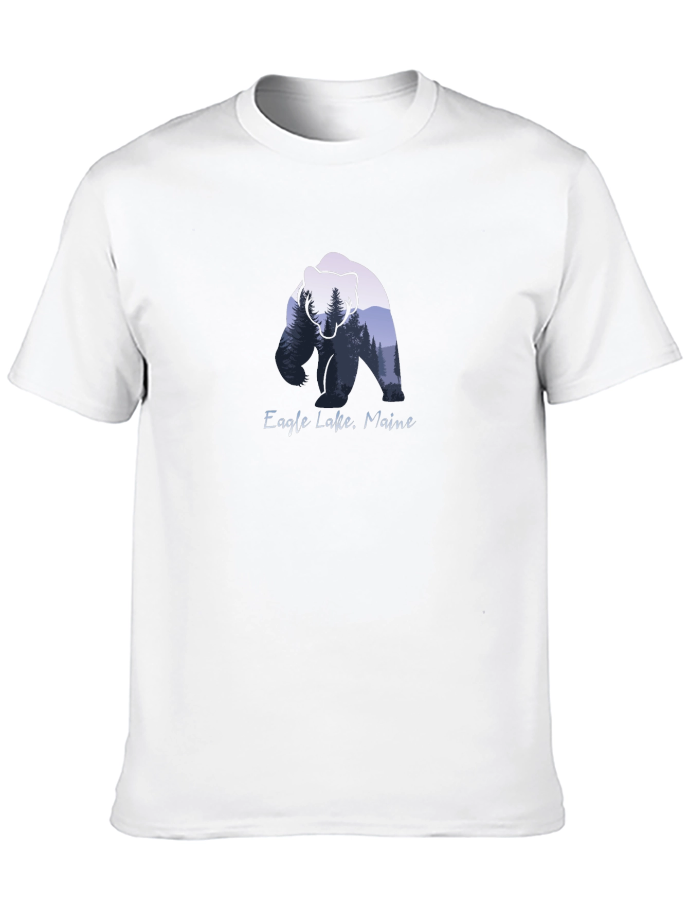 Eagle Lake Maine Bear Graphic T-Shirt
