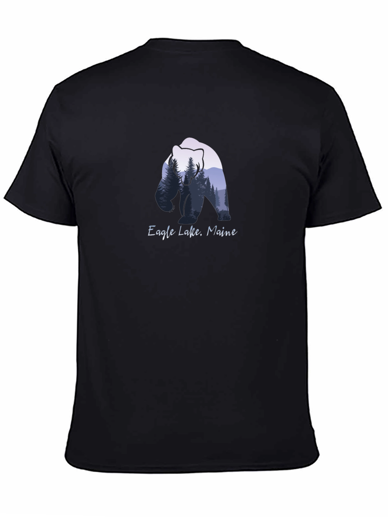 Eagle Lake Maine Bear Graphic T-Shirt