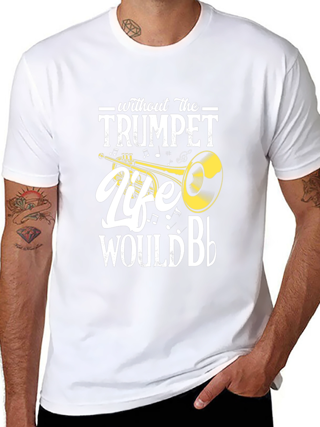 Trumpet Life T-Shirt - Music Lover Tee