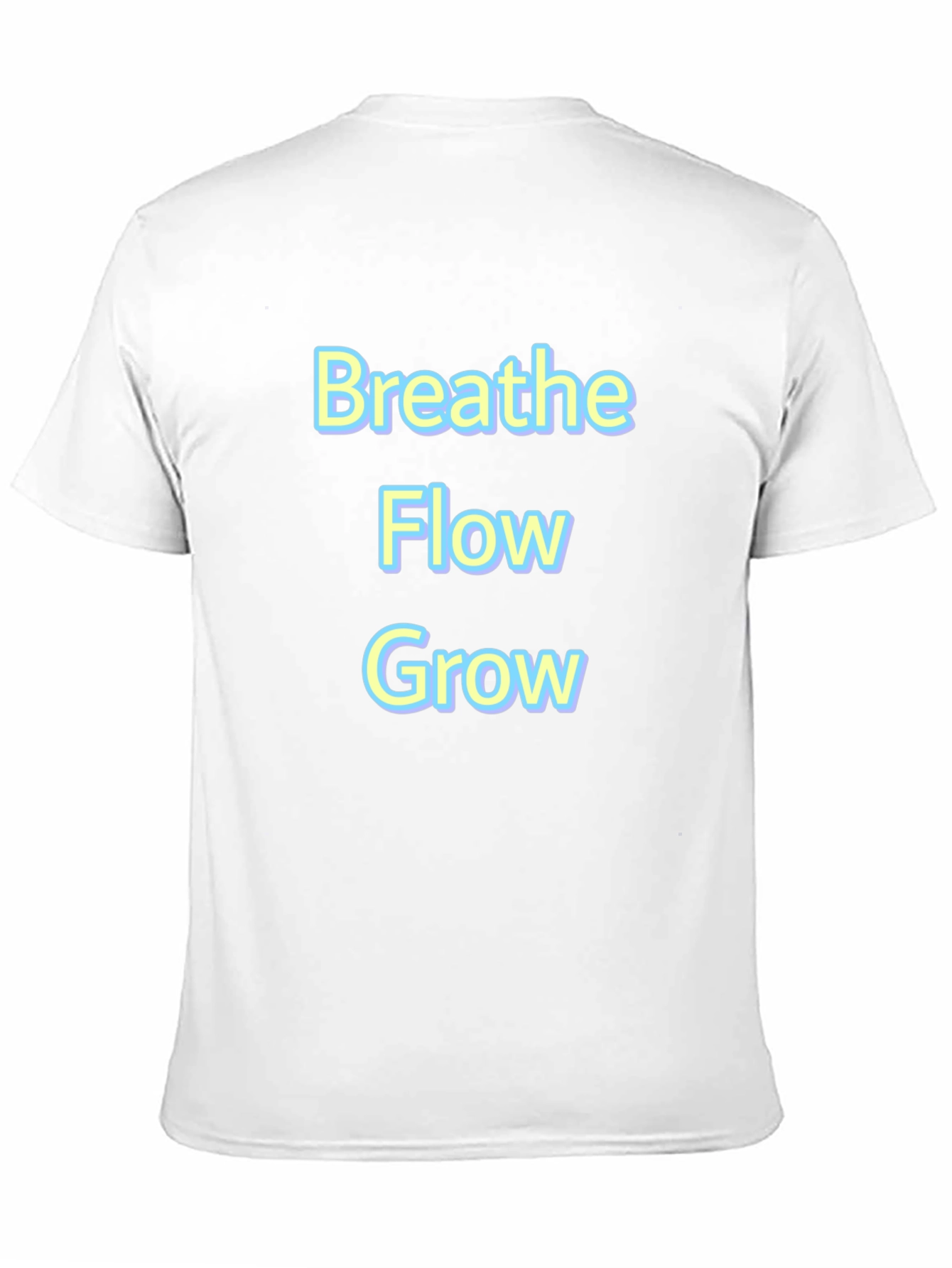 Breathe Flow Grow Graphic Tee - Black T-Shirt