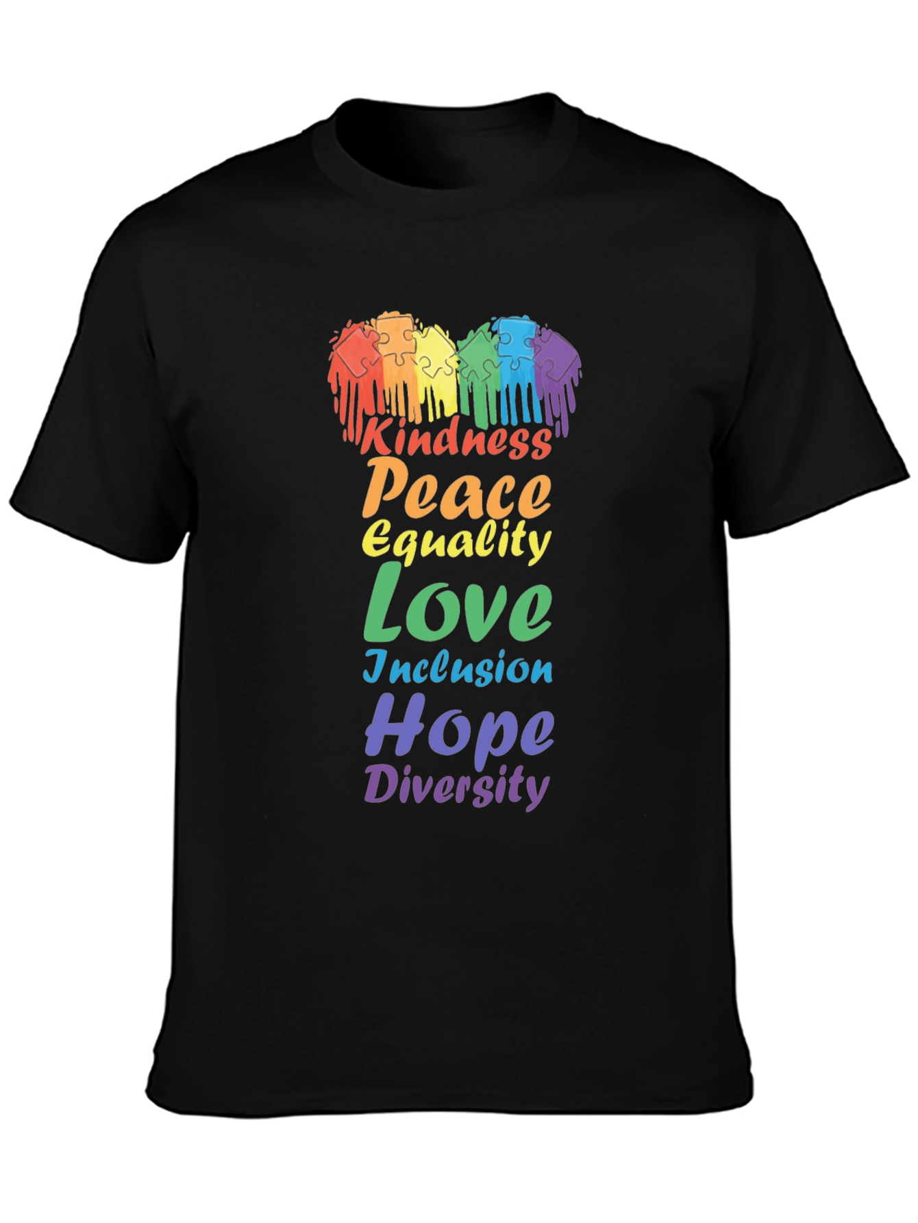 Kindness Peace Equality Love Diversity Pride T-Shirt