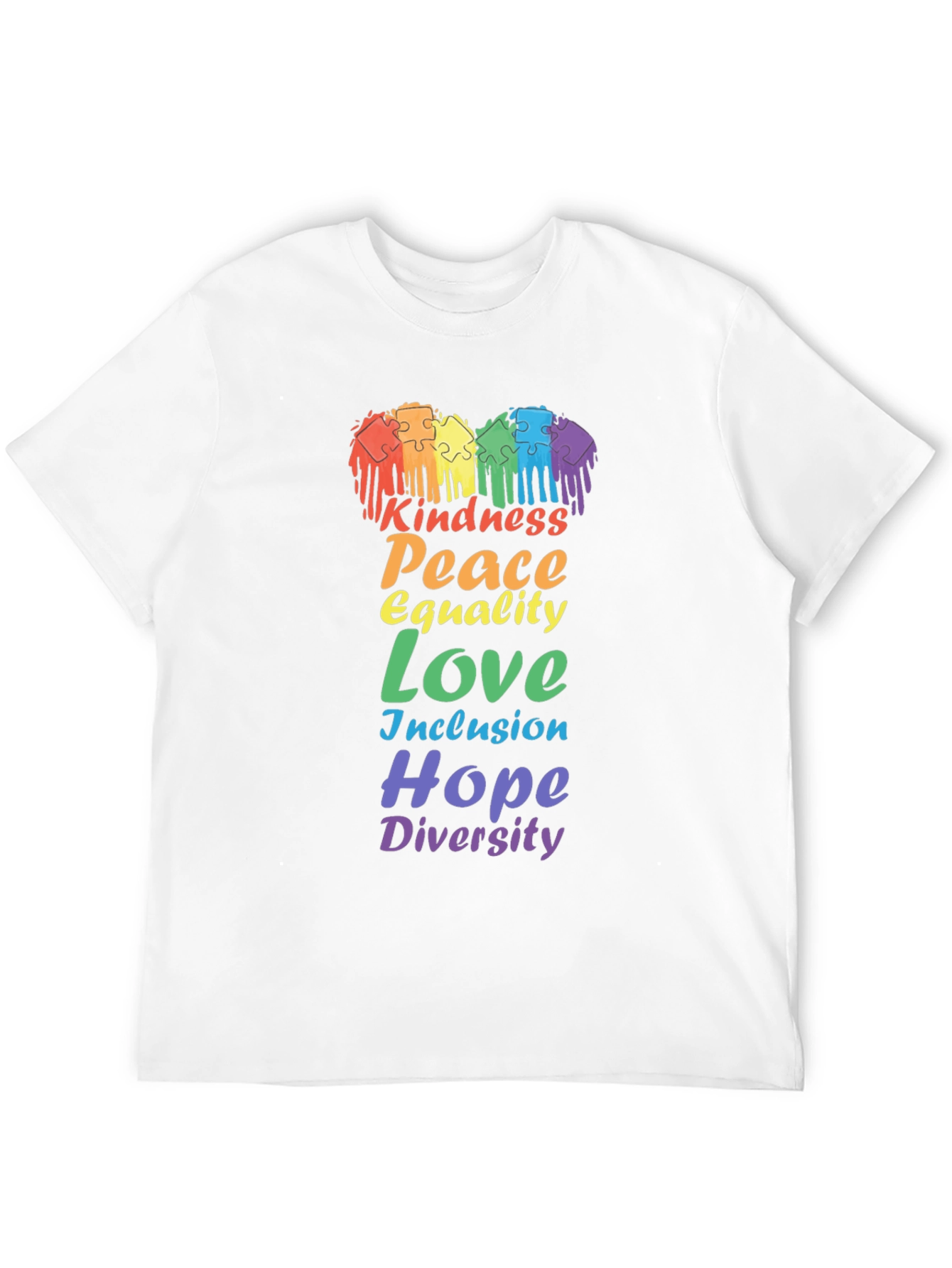 Kindness Peace Equality Love Diversity Pride T-Shirt