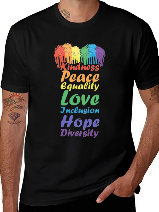 Kindness Peace Equality Love Diversity Pride T-Shirt