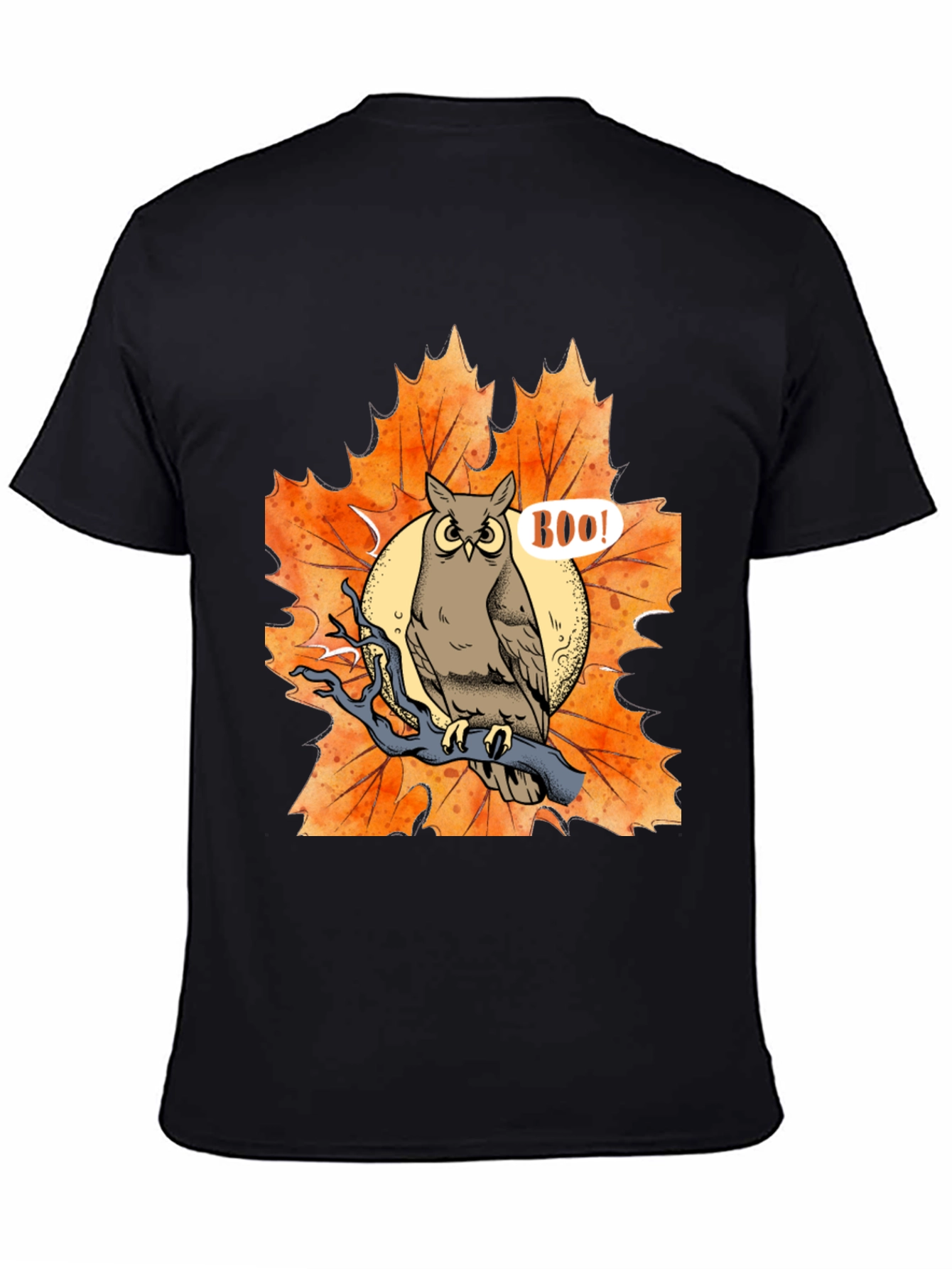 Halloween Owl Boo! Graphic Tee