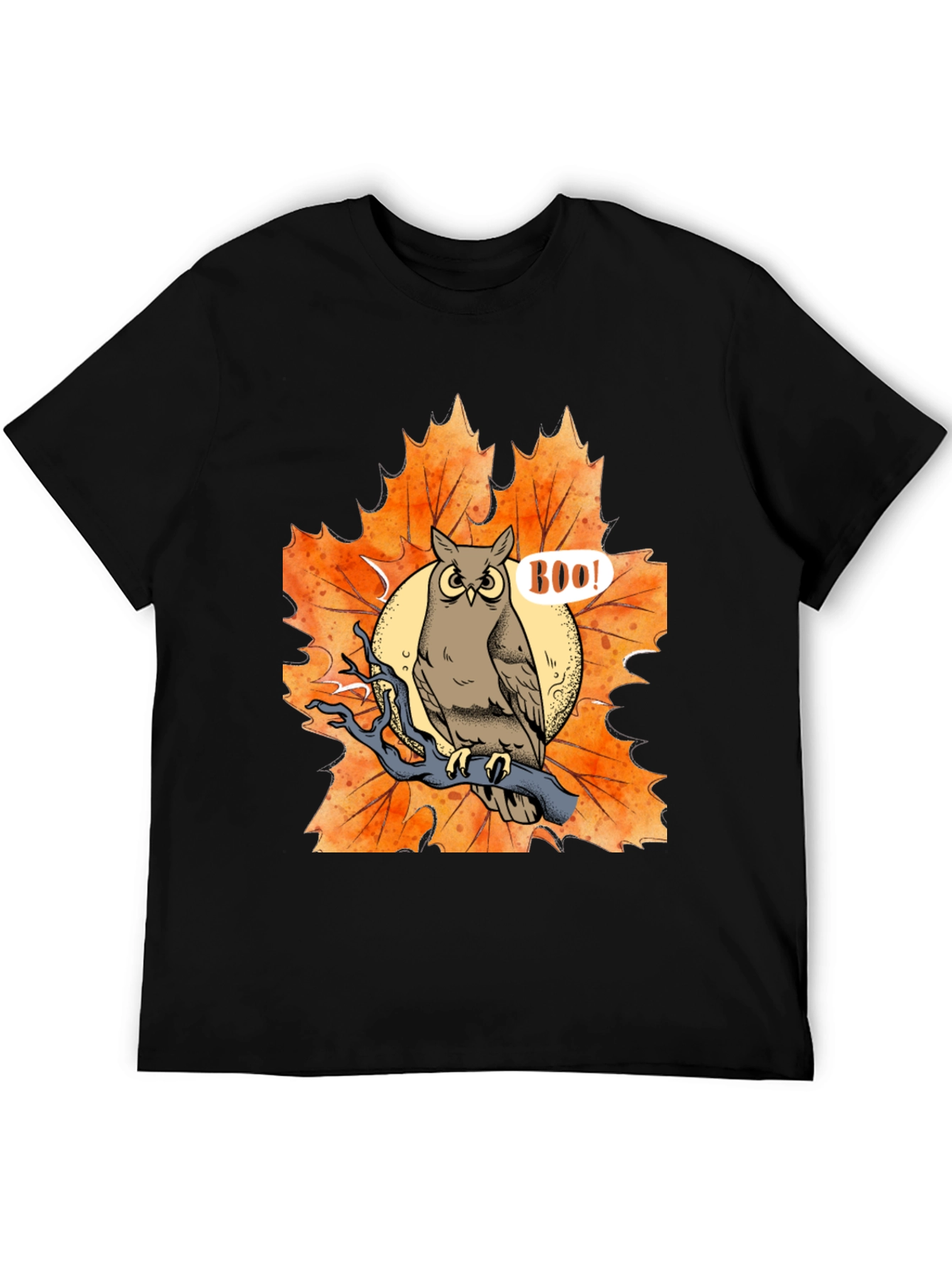 Halloween Owl Boo! Graphic Tee