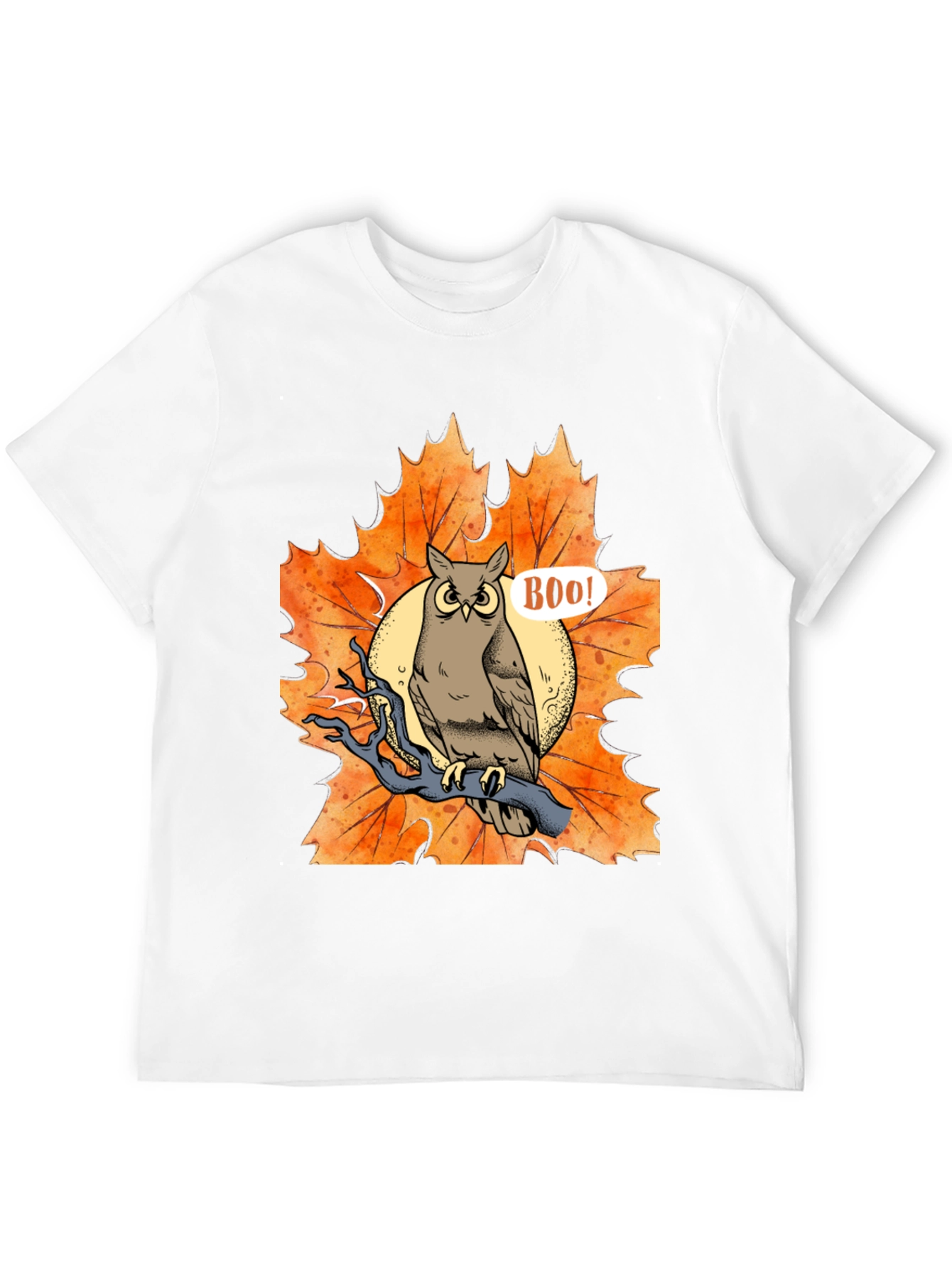 Halloween Owl Boo! Graphic Tee