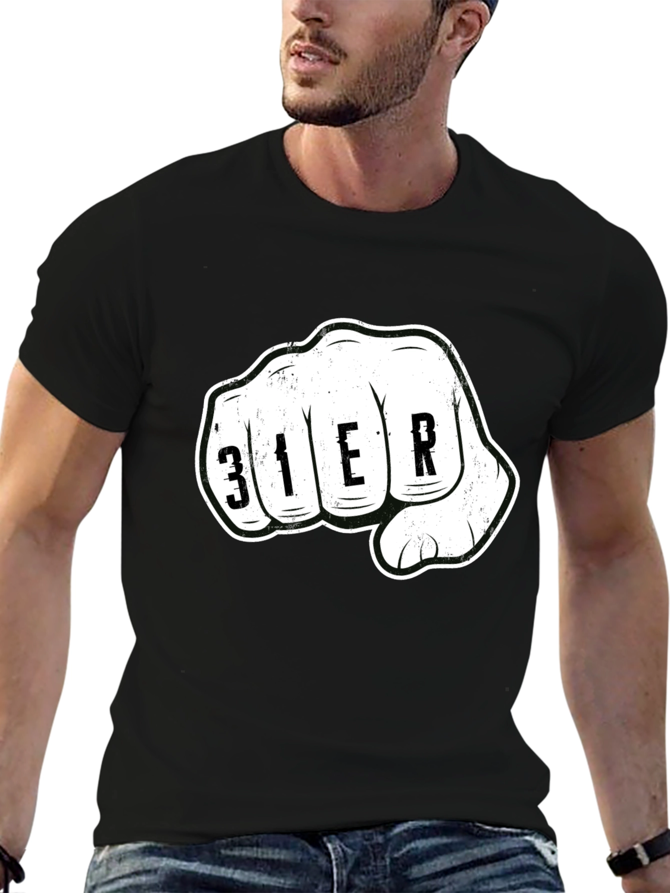 Fist Graphic Black T-Shirt