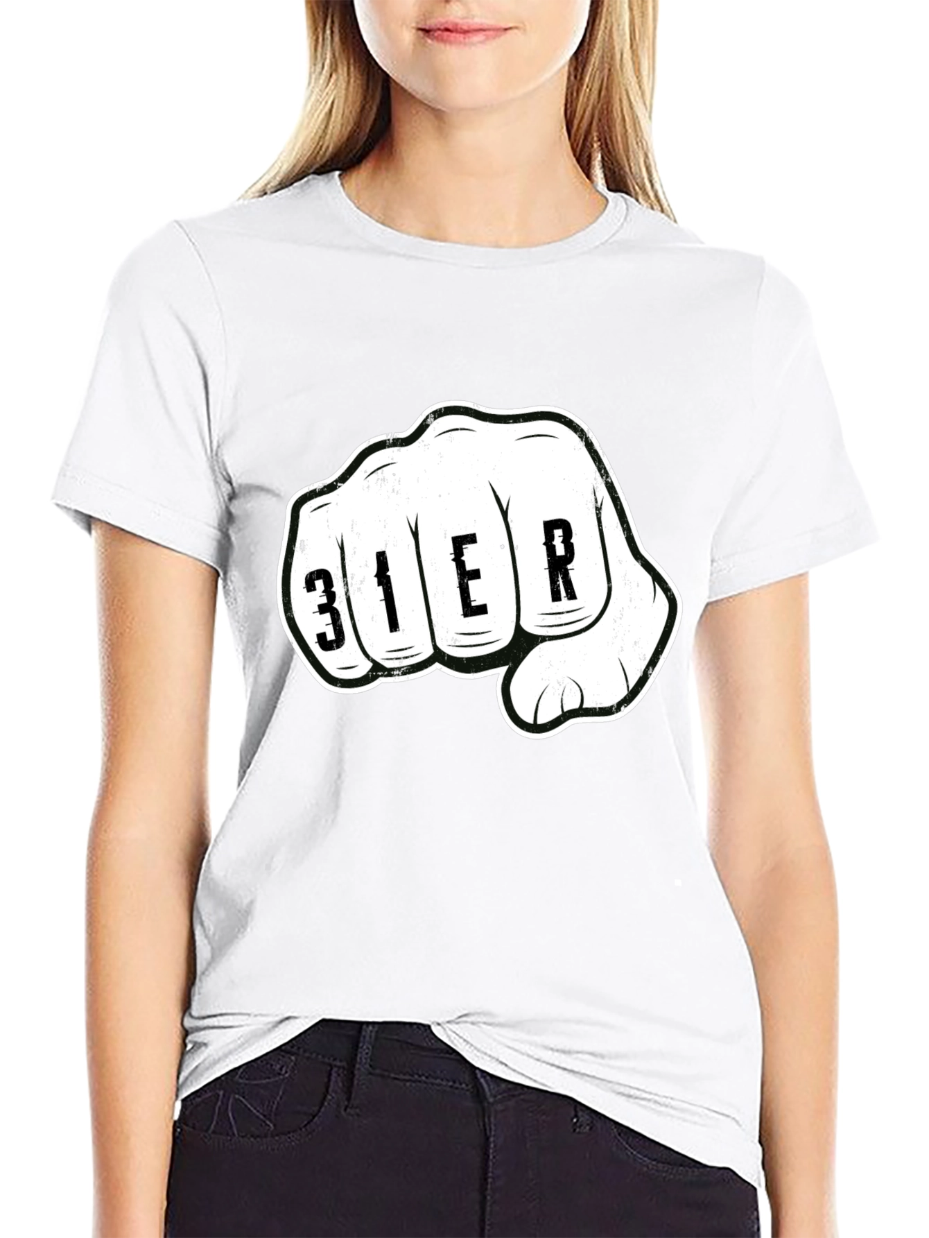 Fist Graphic Black T-Shirt