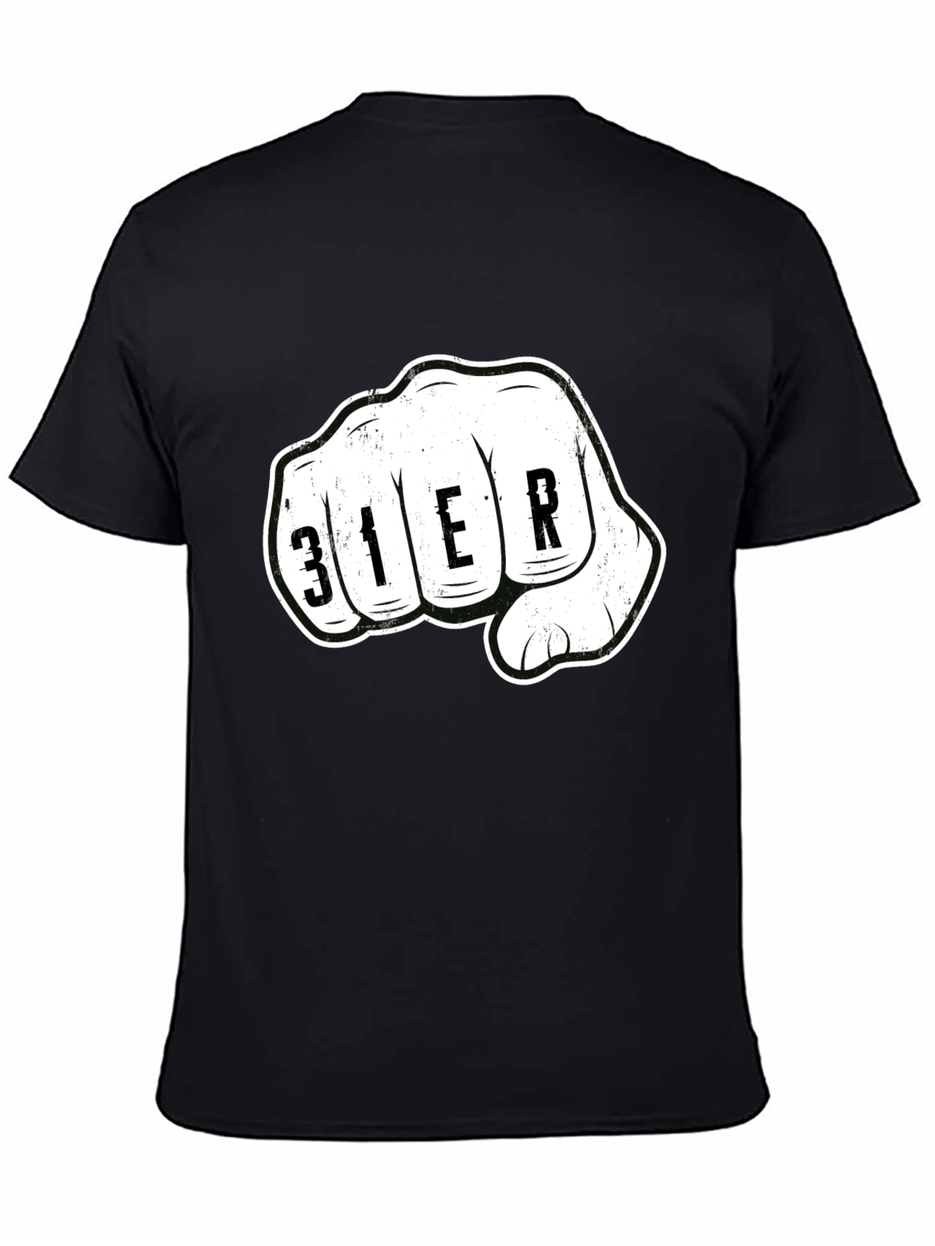 Fist Graphic Black T-Shirt