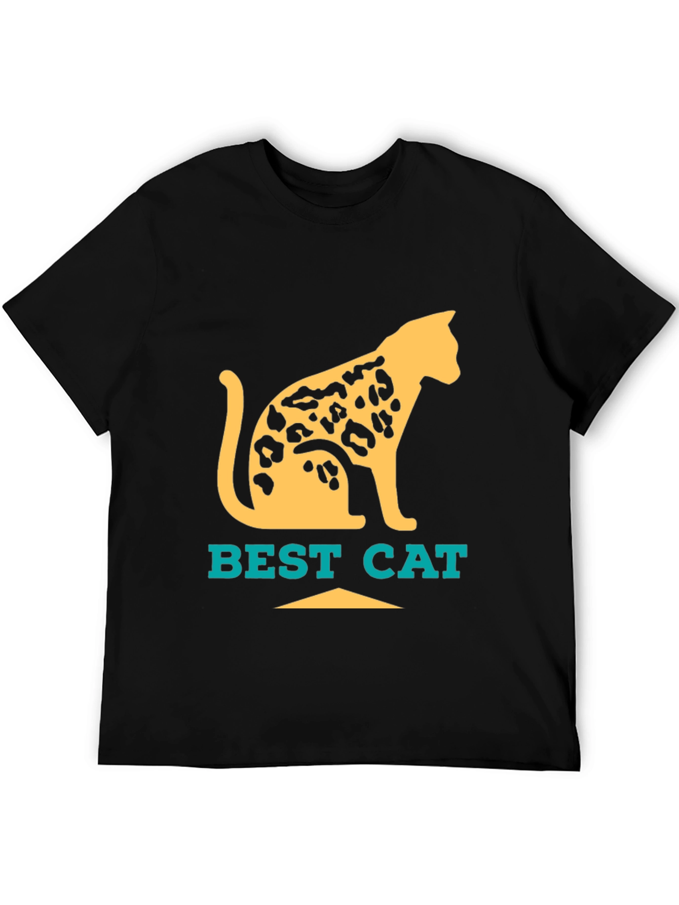 Best Cat Leopard Print T-Shirt - Cool Graphic Tee