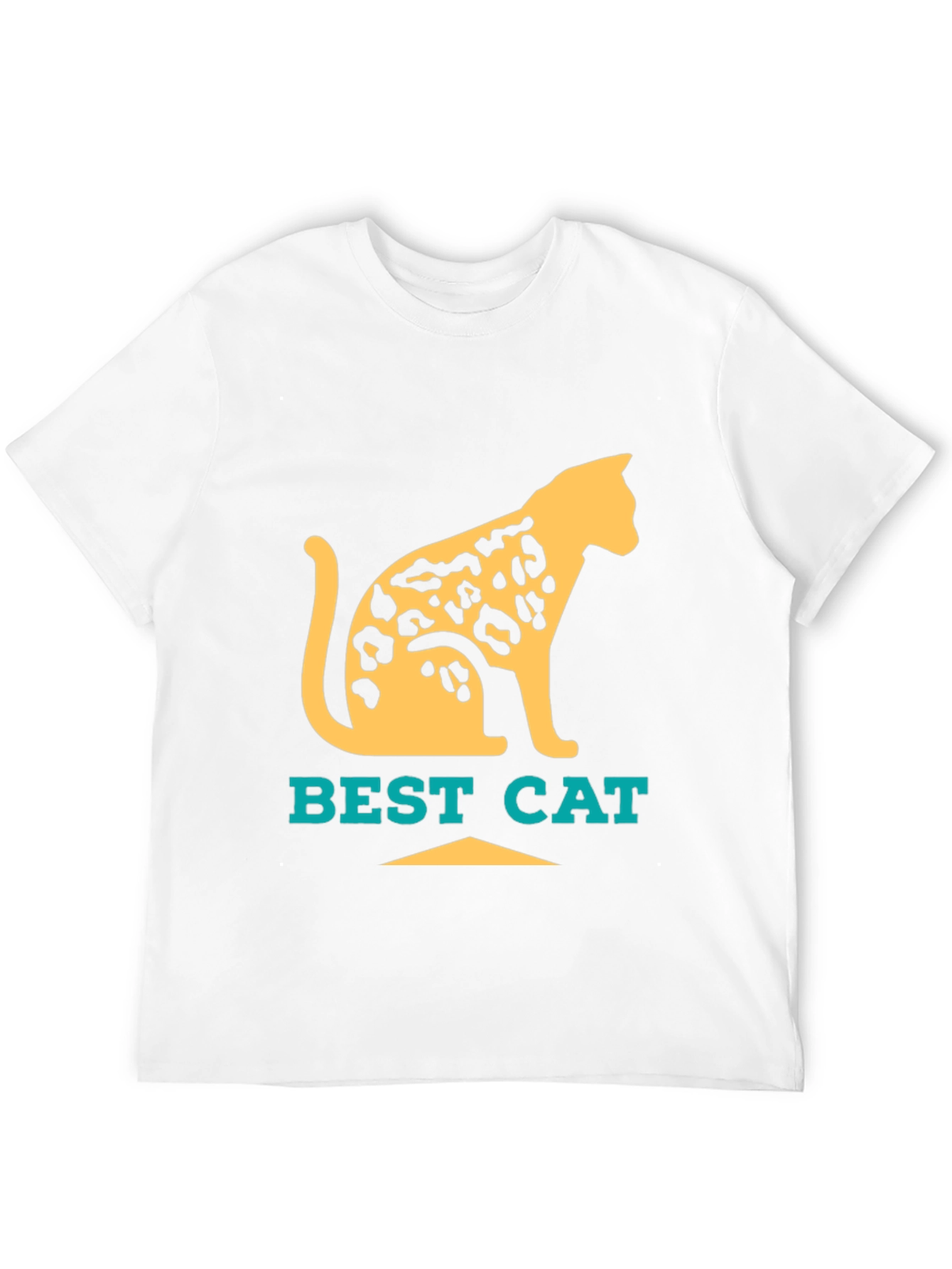 Best Cat Leopard Print T-Shirt - Cool Graphic Tee