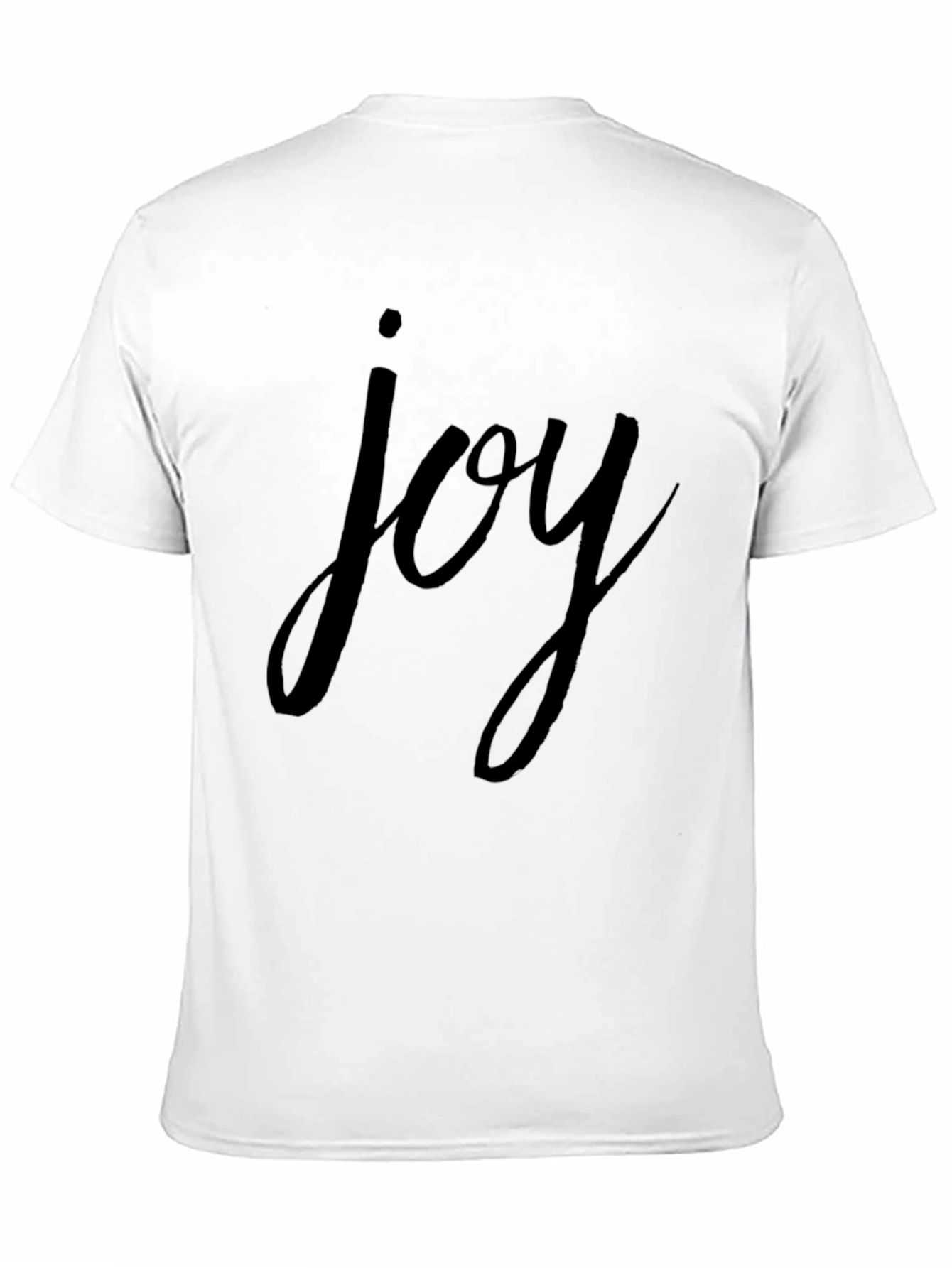Joy Graphic Tee - Classic Black Cotton T-Shirt