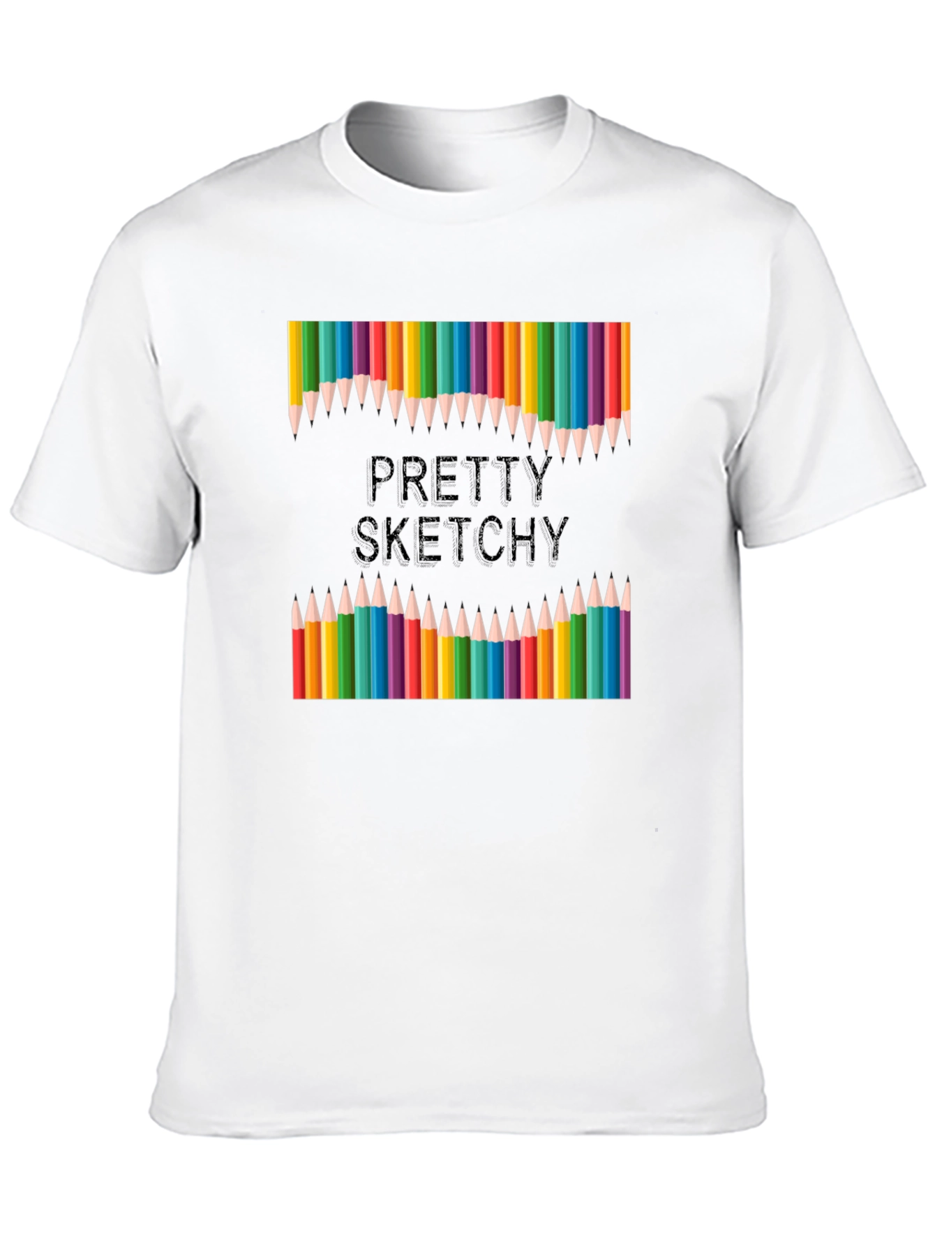 Pretty Sketchy T-Shirt: Artistic Apparel for Creative Minds