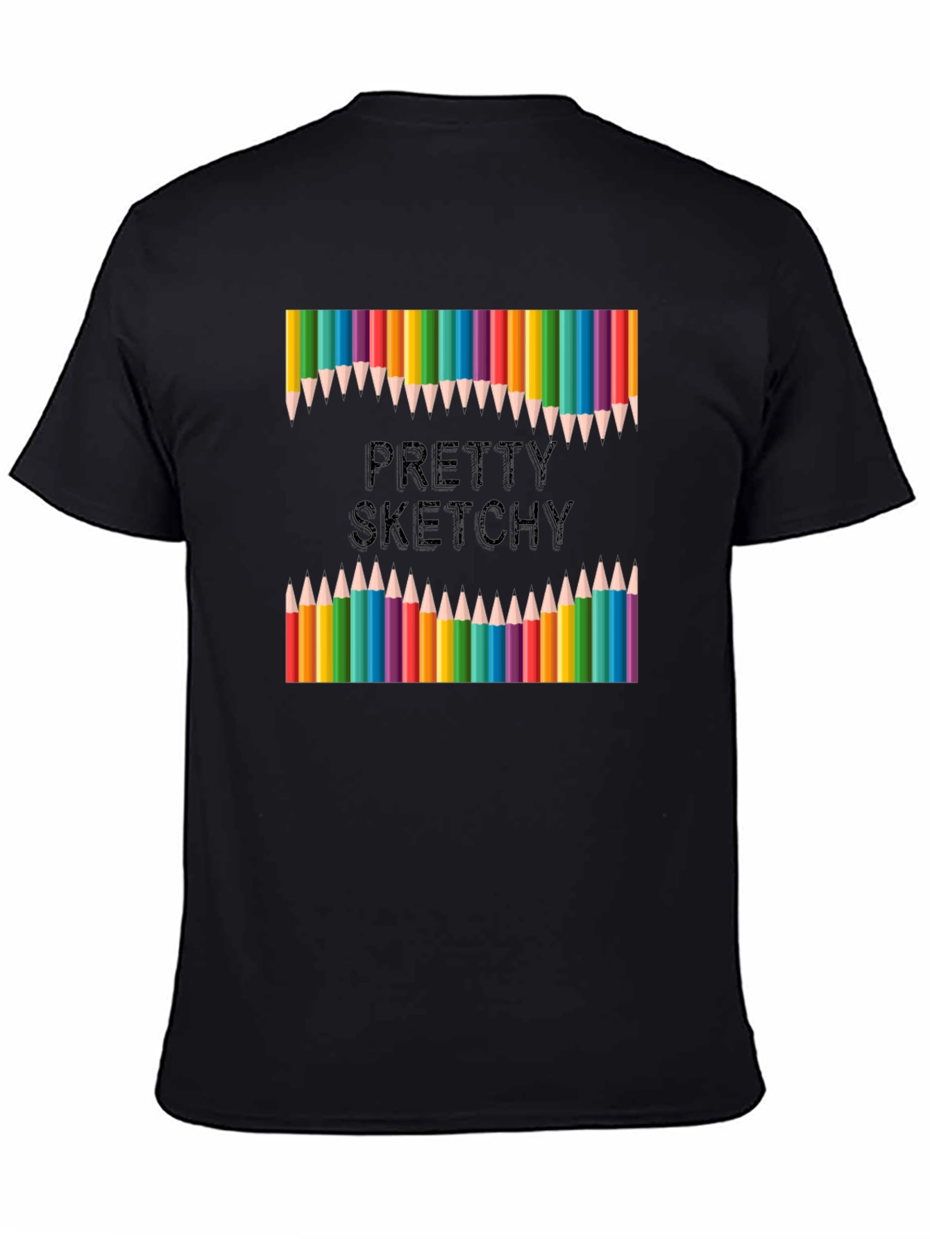 Pretty Sketchy T-Shirt: Artistic Apparel for Creative Minds