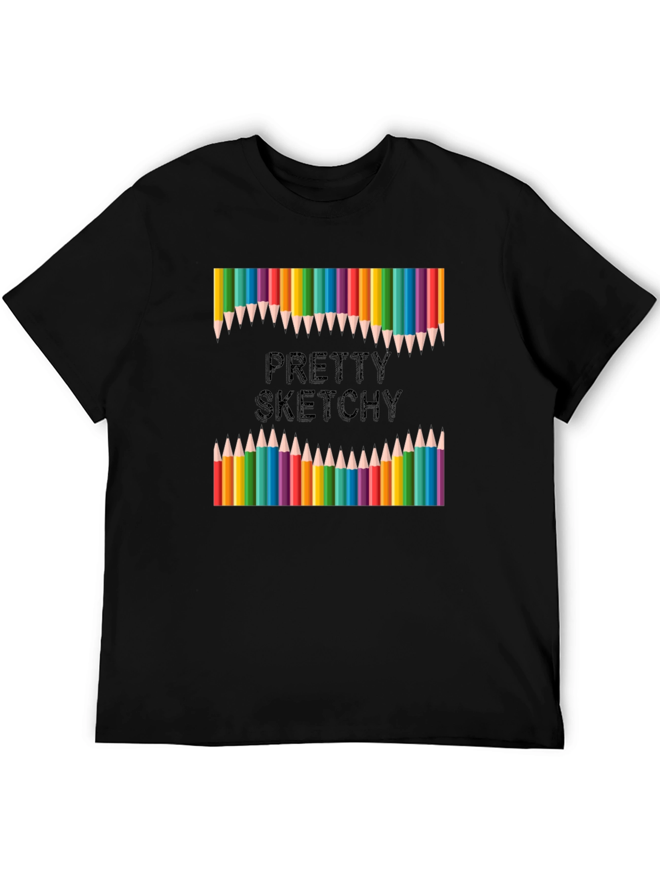 Pretty Sketchy T-Shirt: Artistic Apparel for Creative Minds