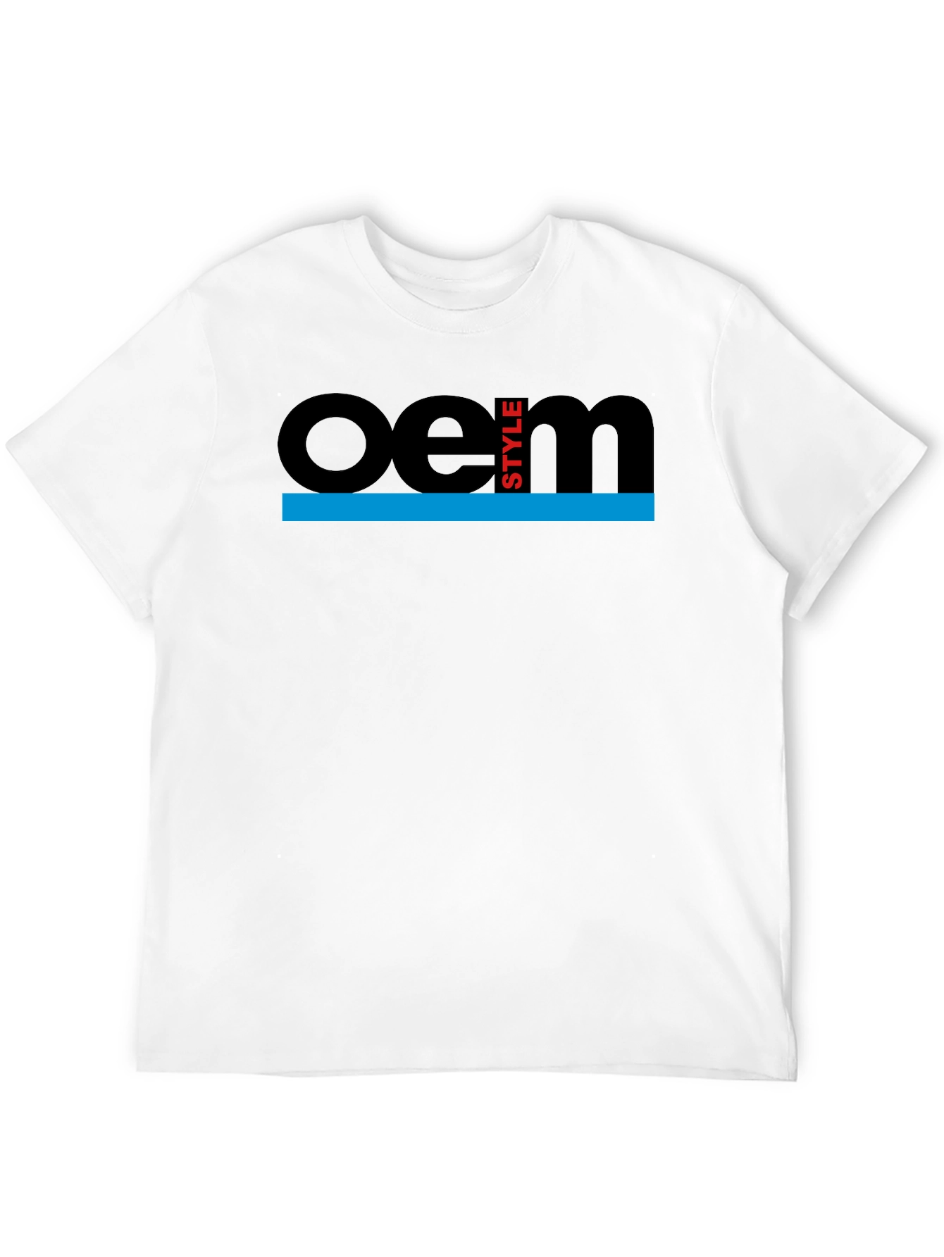 OEM Style Graphic T-Shirt - Black Casual Tee