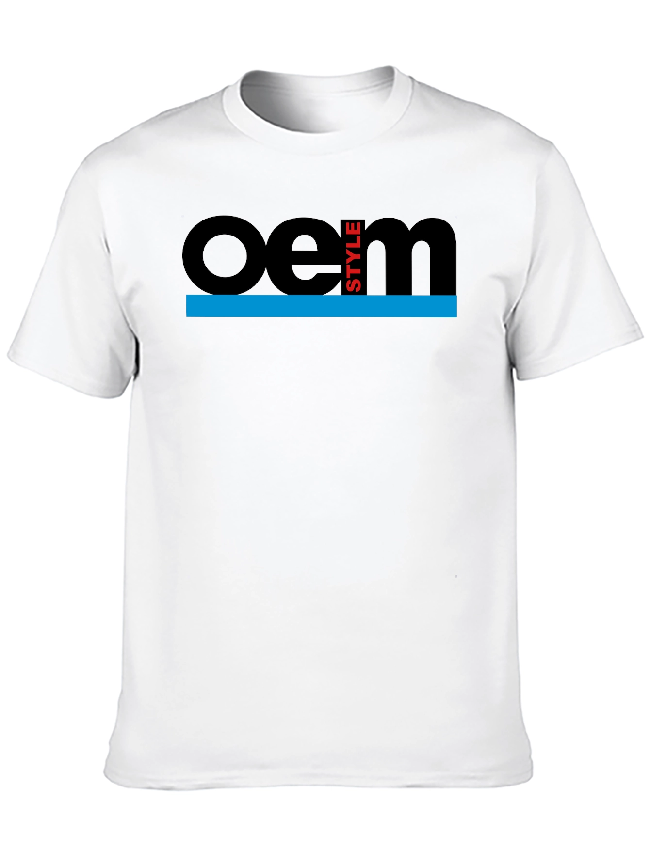 OEM Style Graphic T-Shirt - Black Casual Tee
