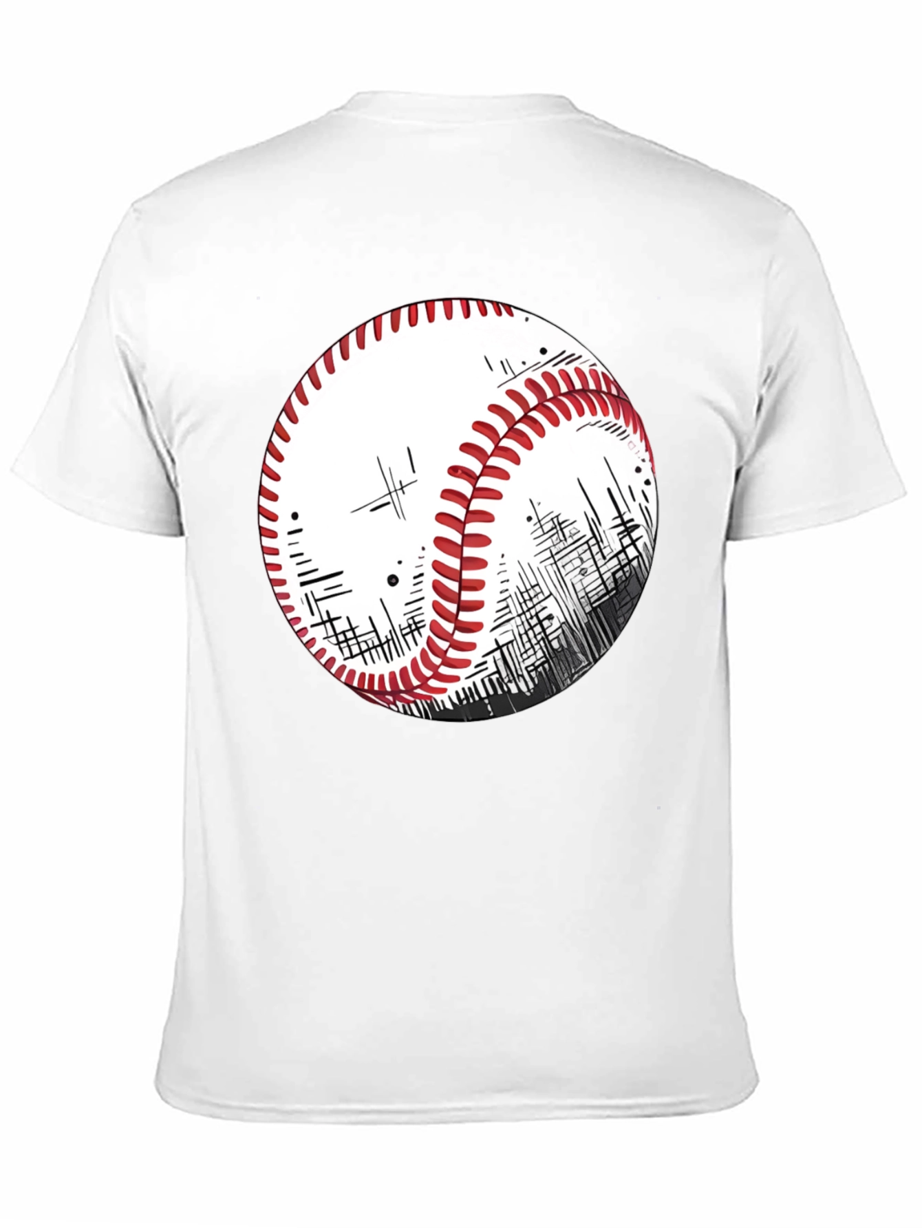 Baseball Graphic T-Shirt - Sporty Casual Style