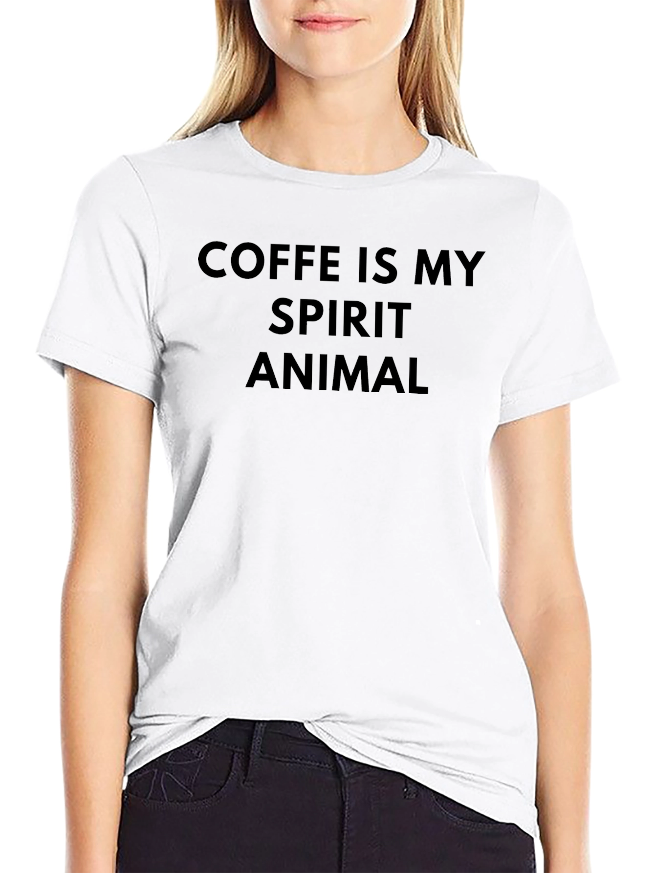 Coffee Is My Spirit Animal Graphic T-Shirt