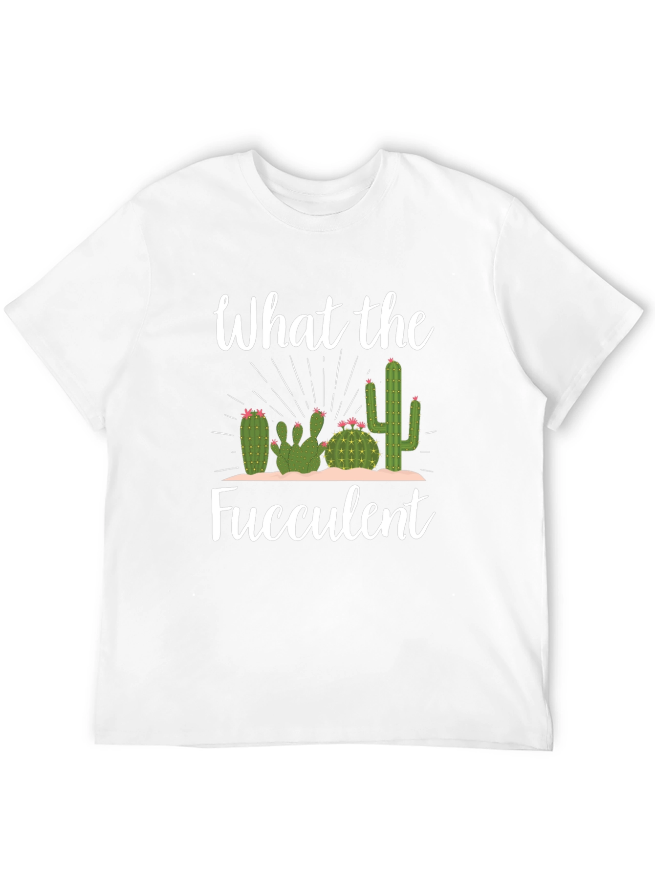 What the Fucculent Black Graphic Tee