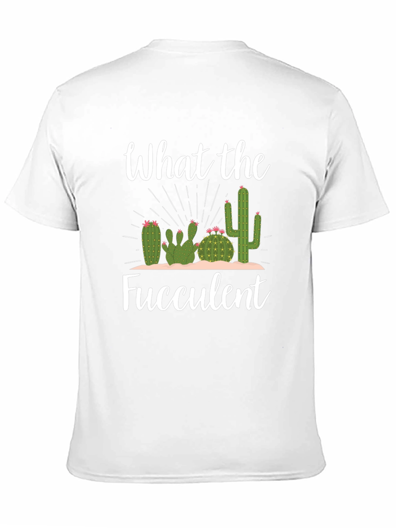 What the Fucculent Black Graphic Tee