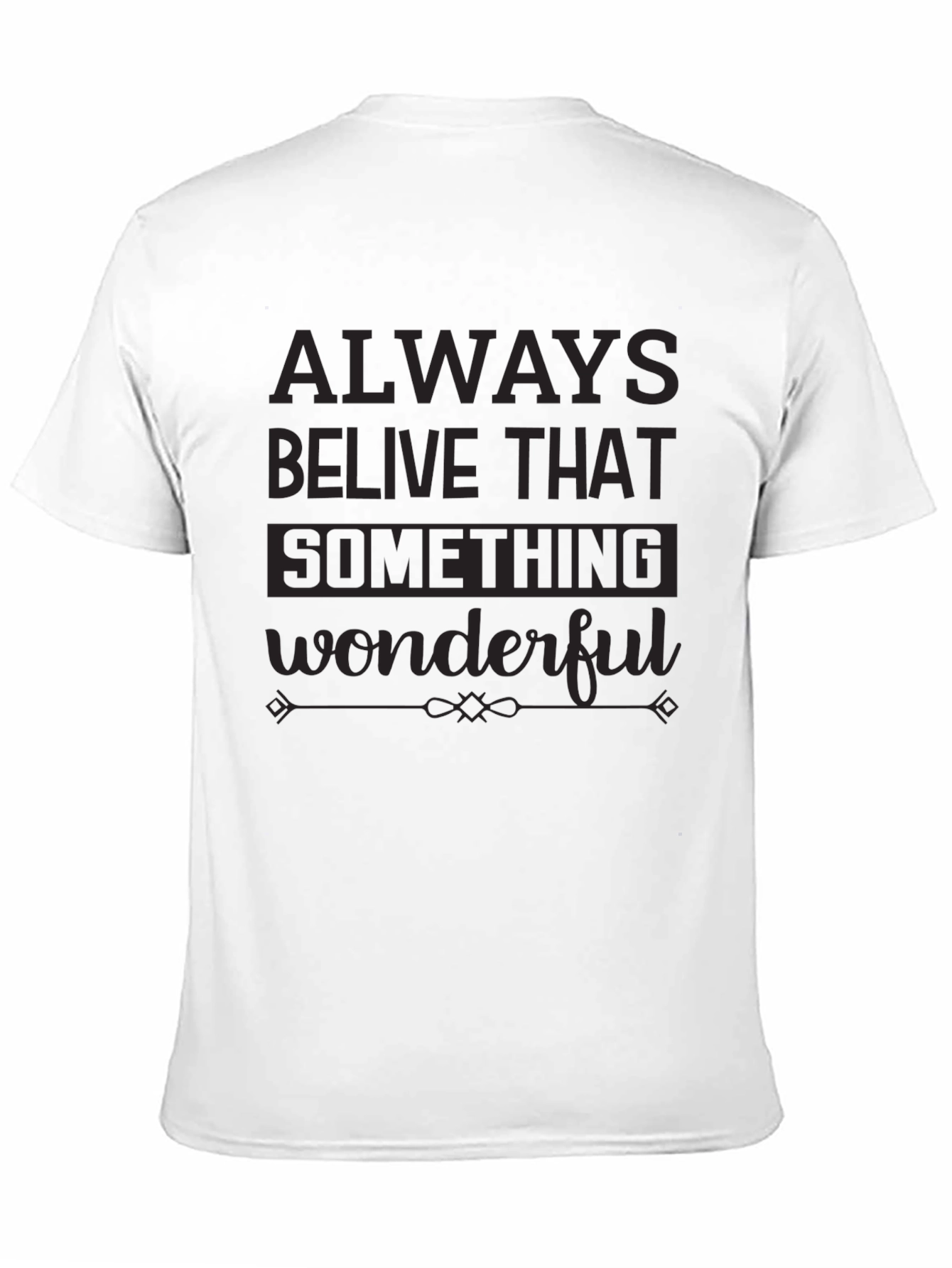 Always Believe Graphic Tee - Black