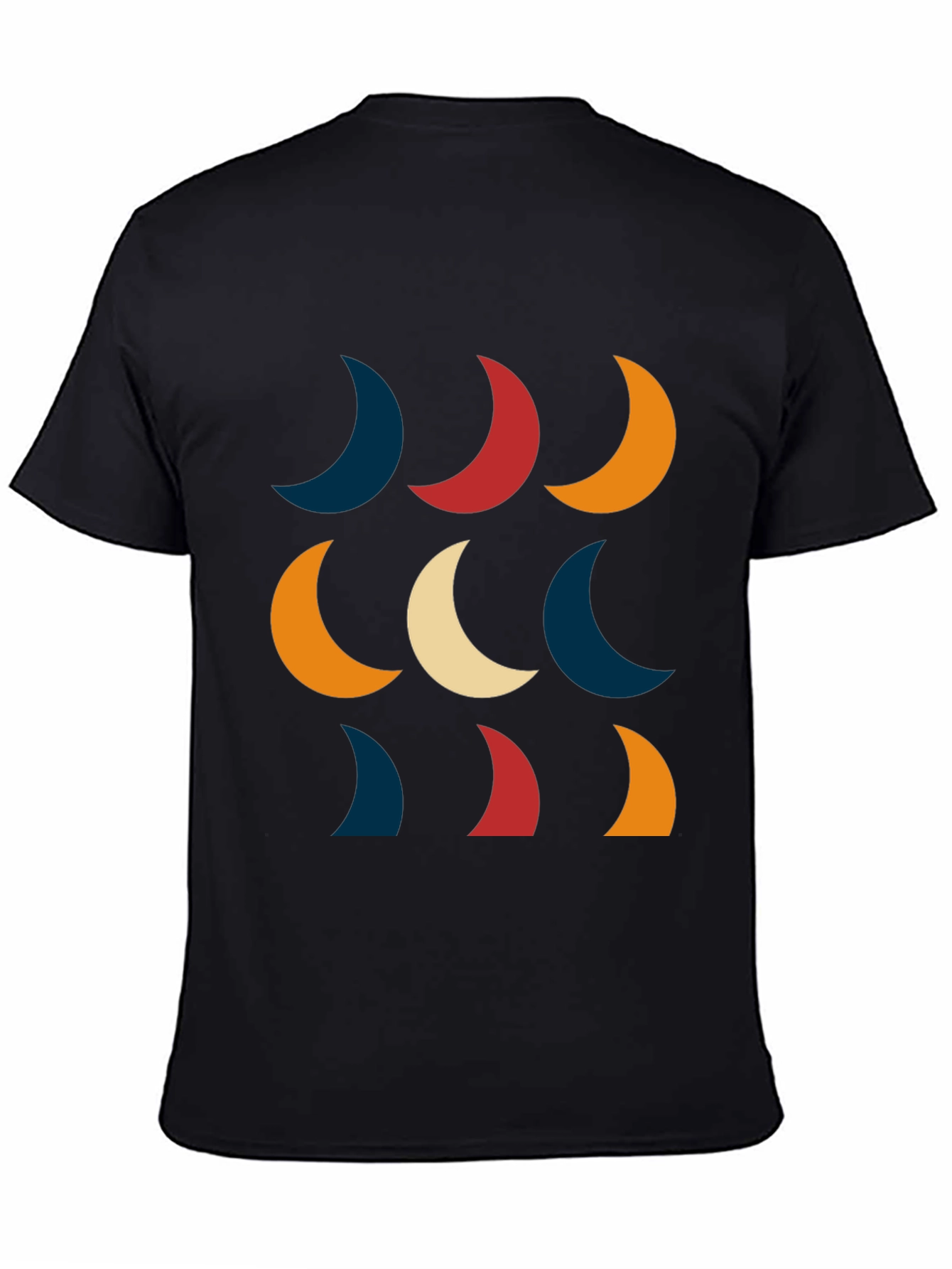 Retro Crescent Moon Graphic Tee