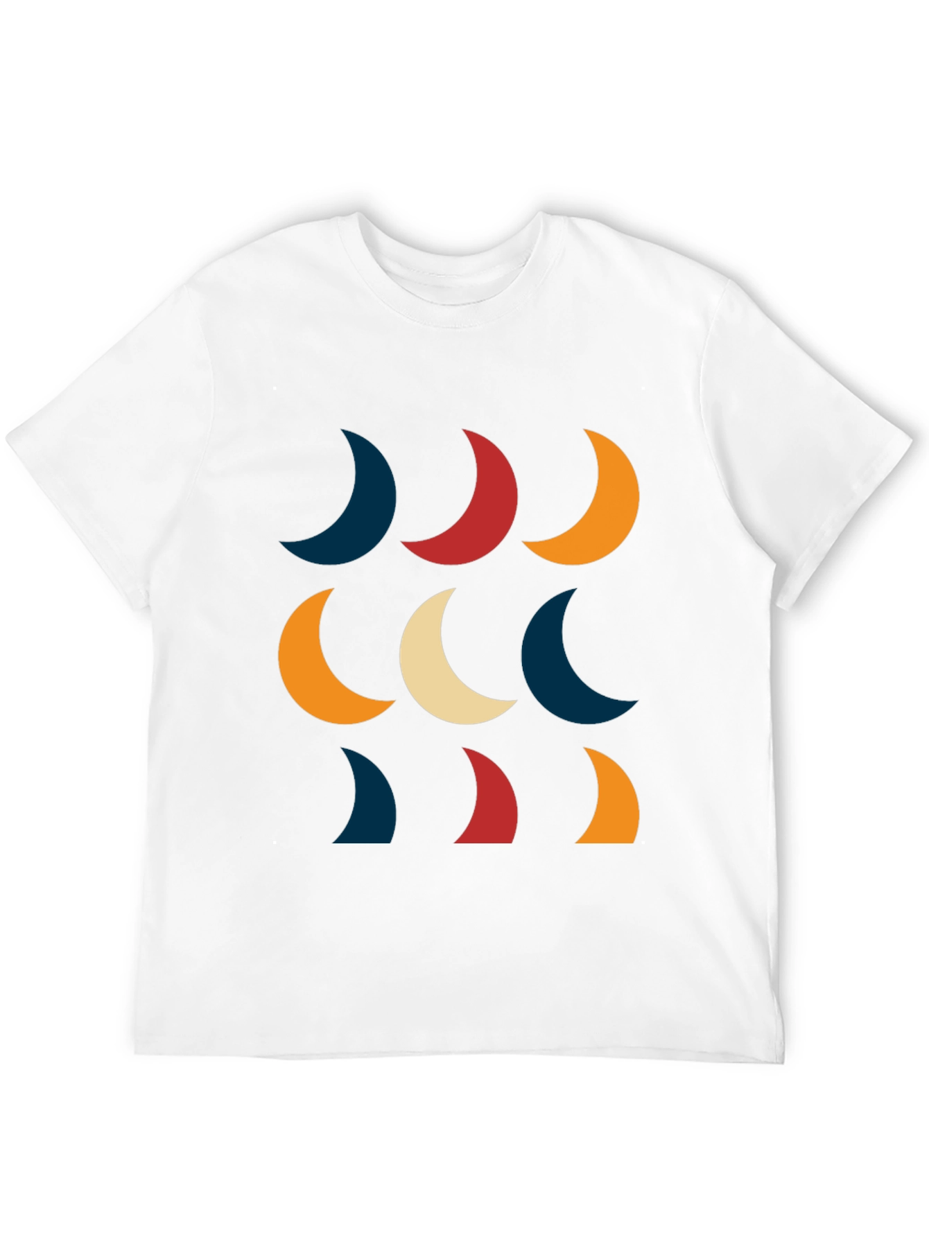 Retro Crescent Moon Graphic Tee