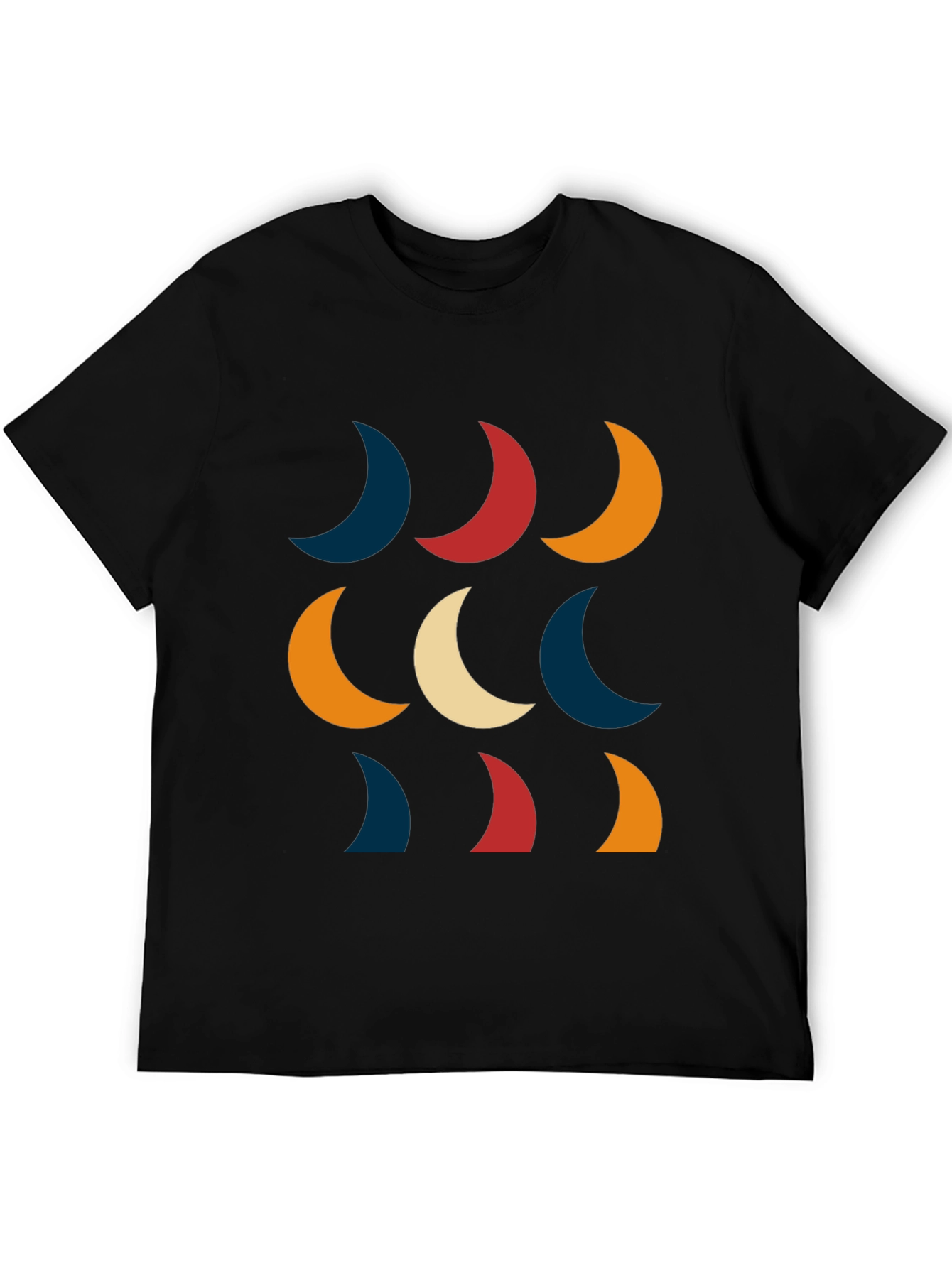 Retro Crescent Moon Graphic Tee