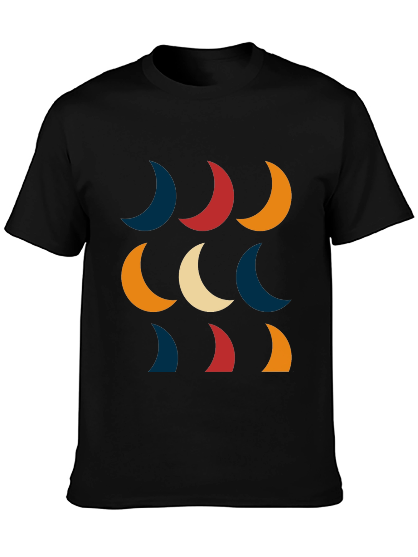 Retro Crescent Moon Graphic Tee